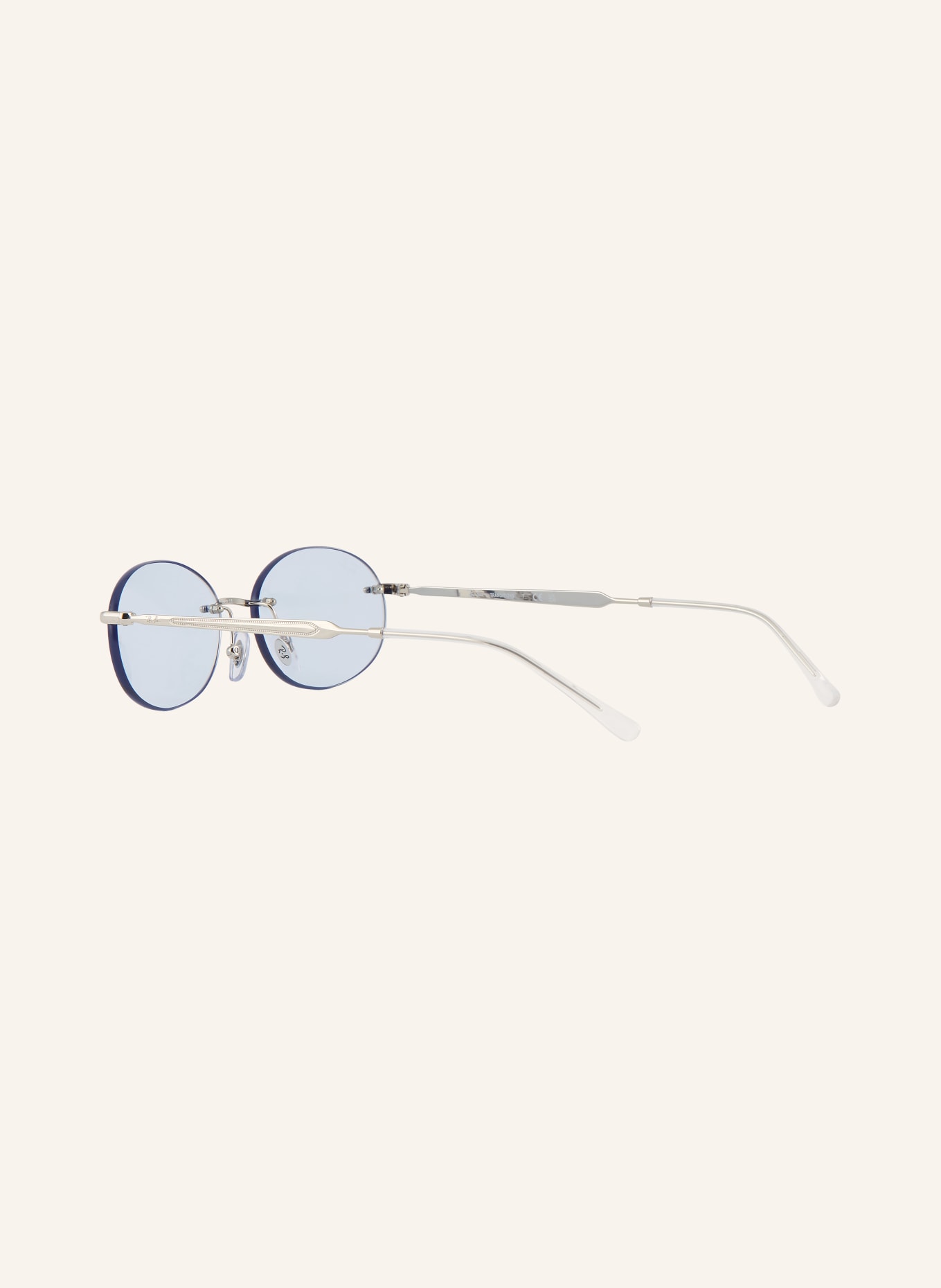 Ray-Ban Sonnenbrille RB3767: SILBER/ HELLBLAU
