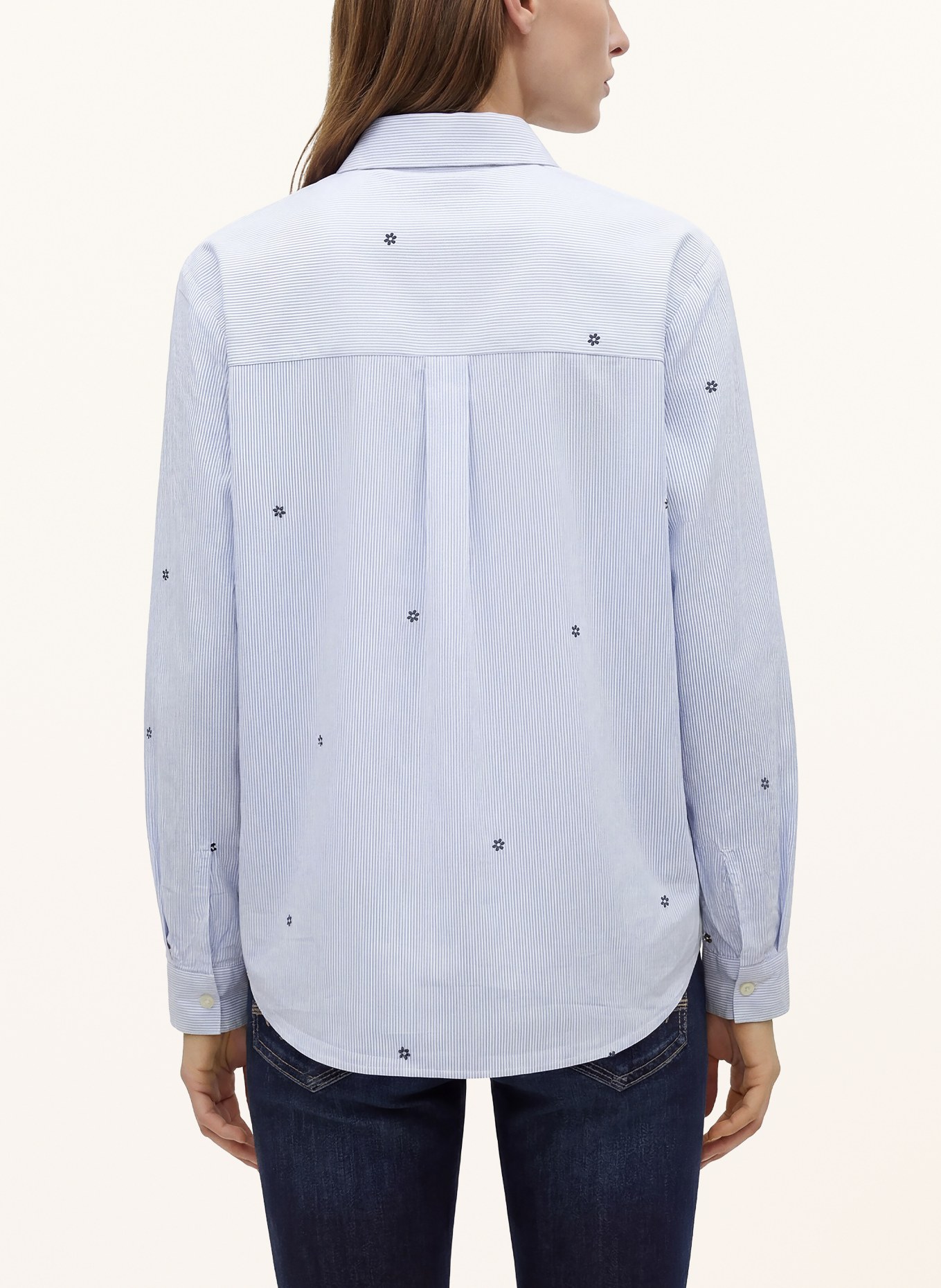 mavi Hemdbluse: HELLBLAU / DUNKELBLAU / WEISS