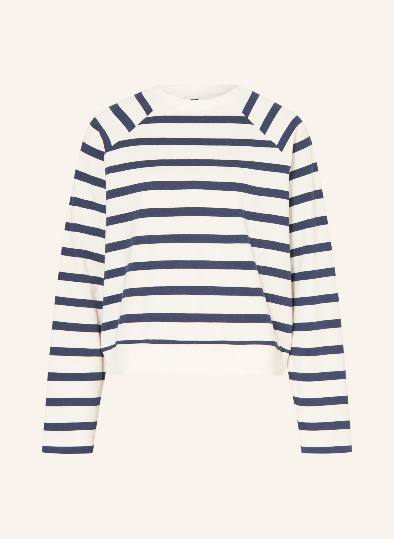 mavi mikina: BÍLÁ / TMAVĚ MODRÁ