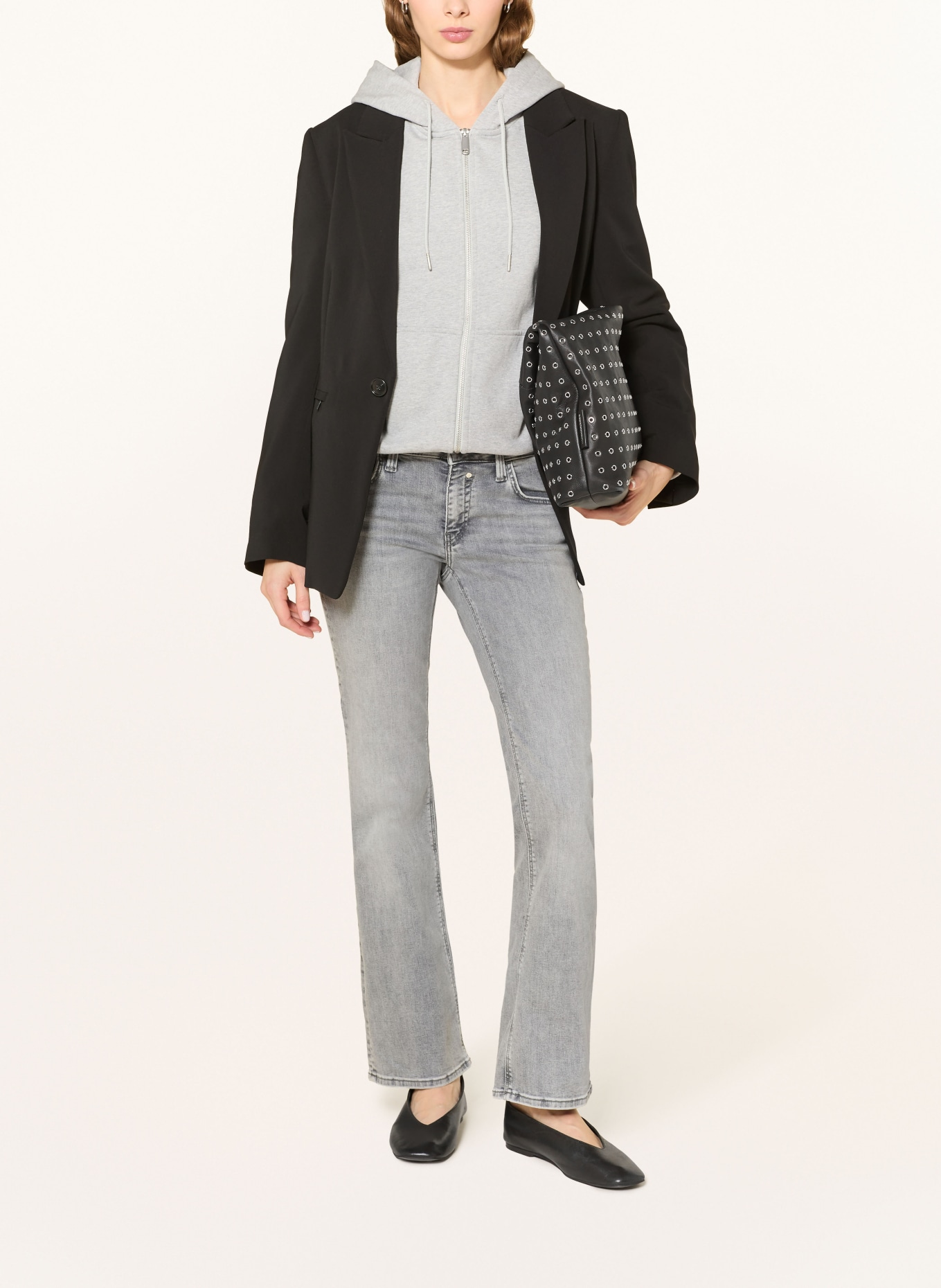 mavi Bootcut Jeans BELLA: A1287 Lt Smoke STR