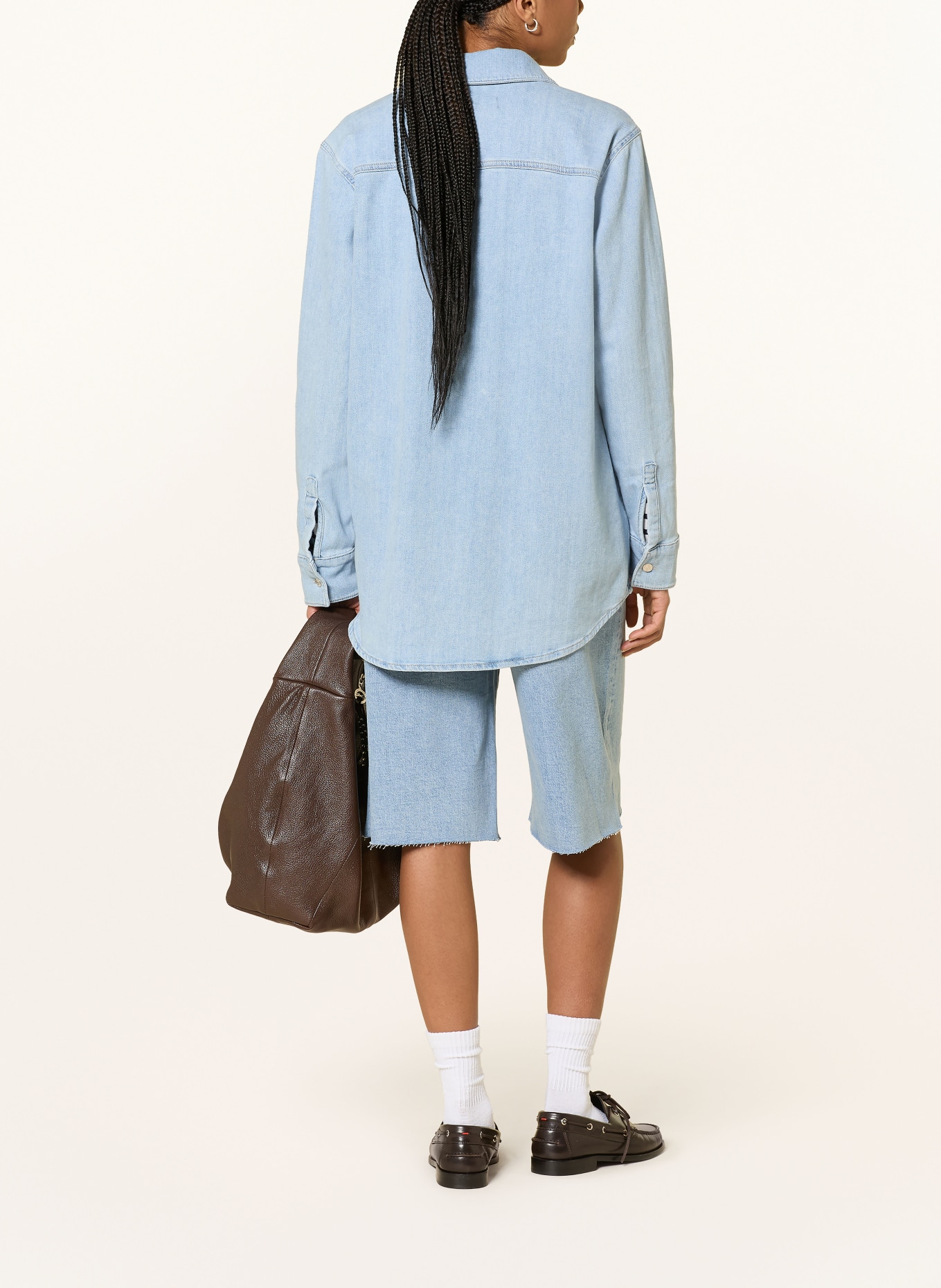 mavi AKIRA denim Bermuda shorts: A1282 Lt Brushed 90'S