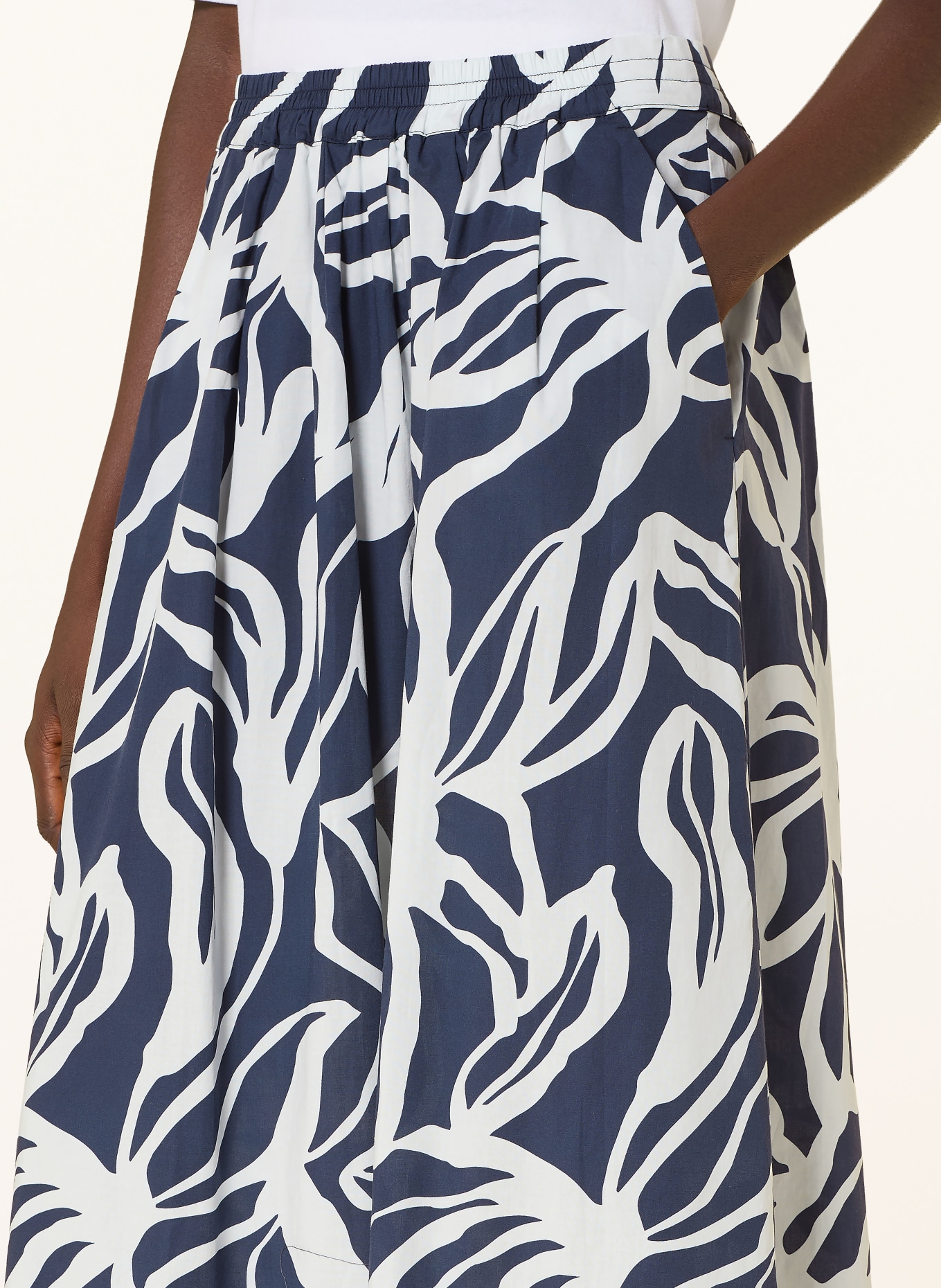 Backstage Sukně LARA: TMAVĚ MODRÁ / BÍLÁ