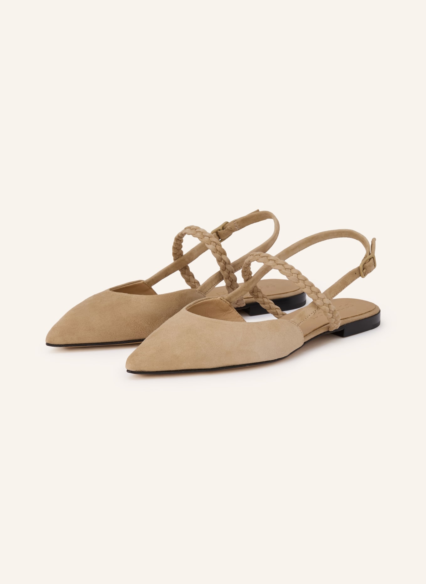 POMME D'OR Slingballerinas INGRID: CAMEL
