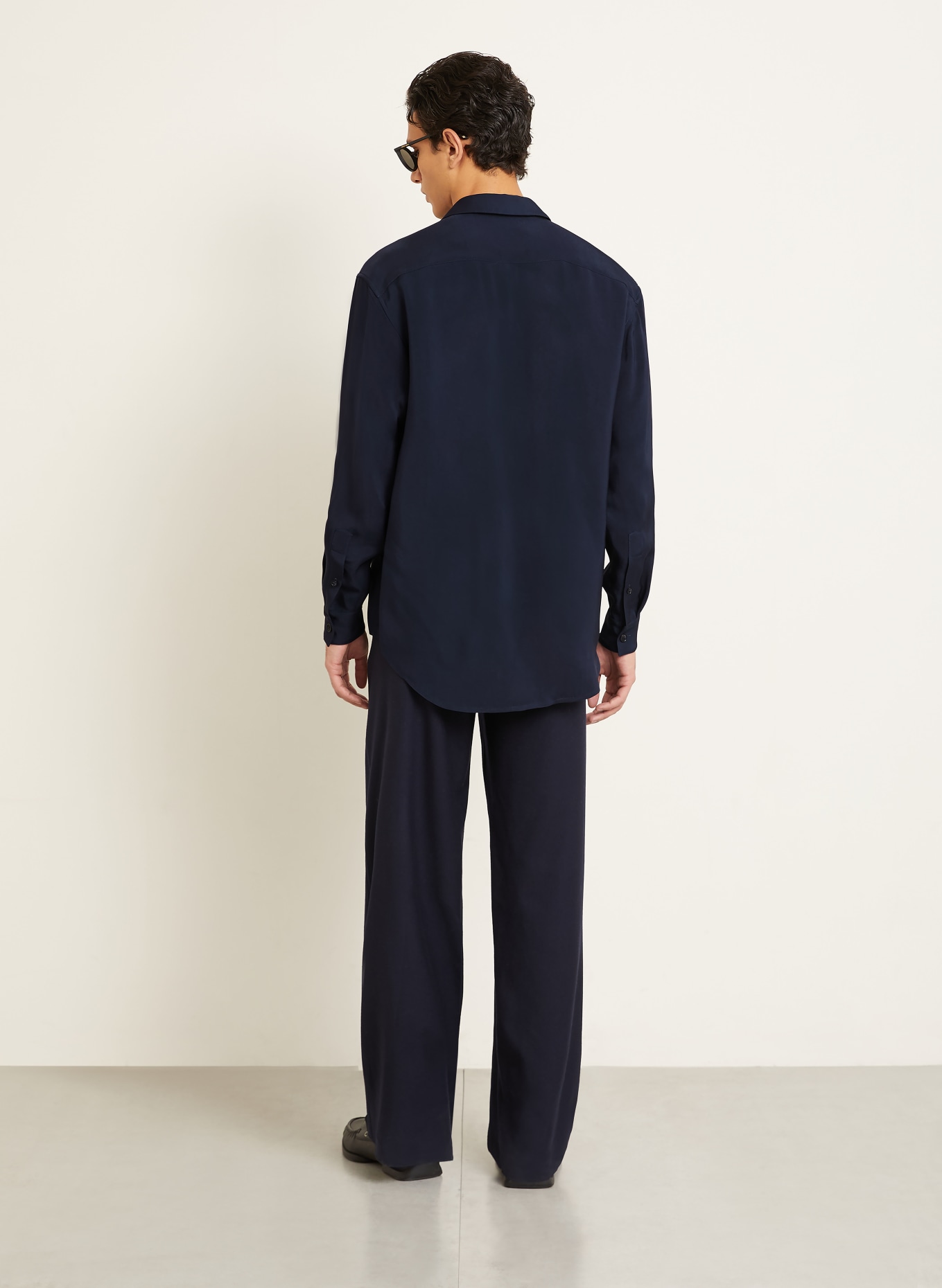 GIORGIO ARMANI Comfort Fit Shirt: DARK BLUE
