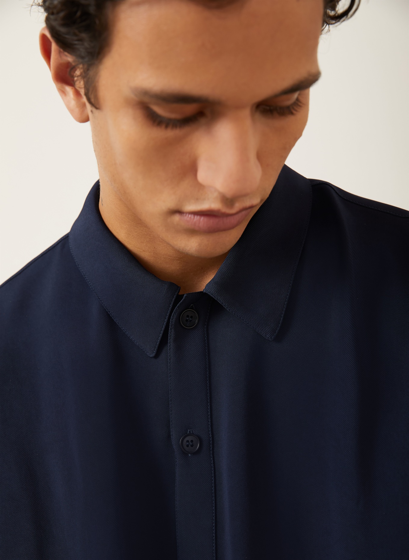 GIORGIO ARMANI Comfort Fit Shirt: DARK BLUE