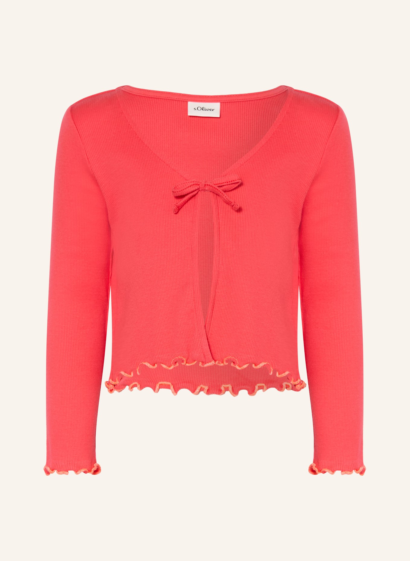 s.Oliver RED Jersey-Bolero: HELLROT