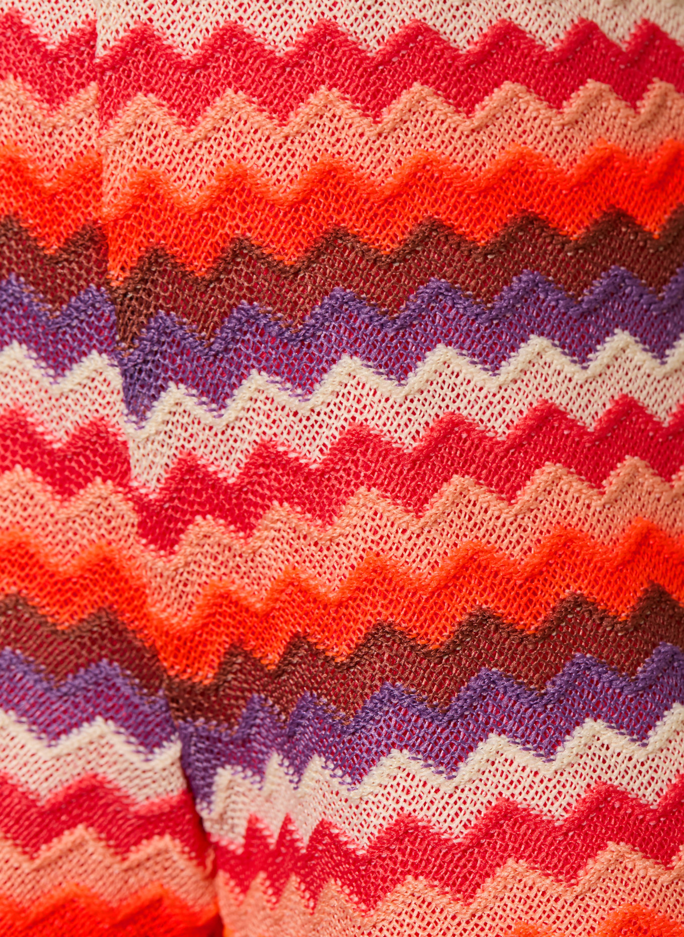 s.Oliver RED Strickshorts: NEONORANGE / ECRU / LILA