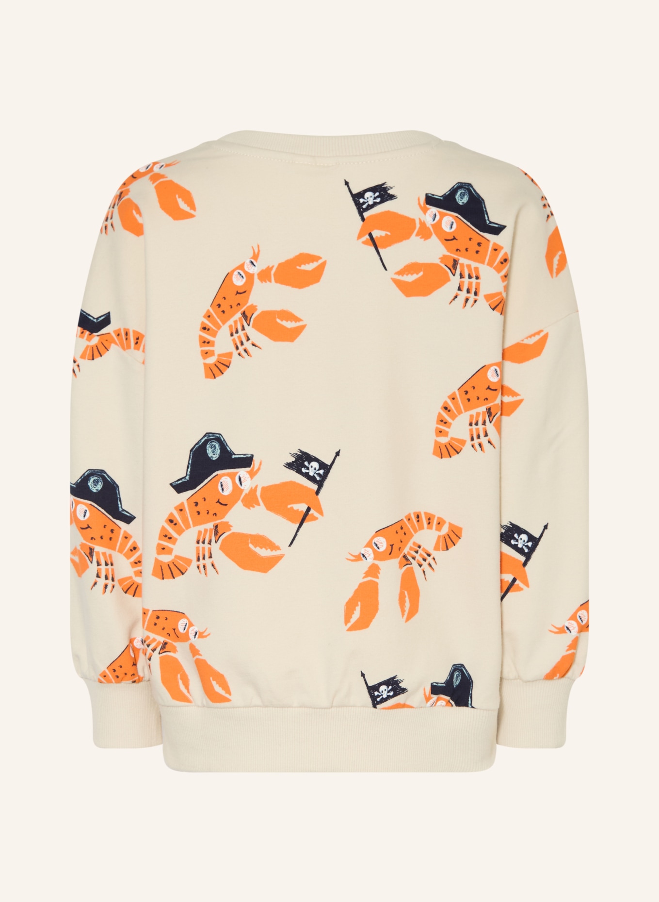 s.Oliver RED Sweatshirt: ECRU / ORANGE / SCHWARZ