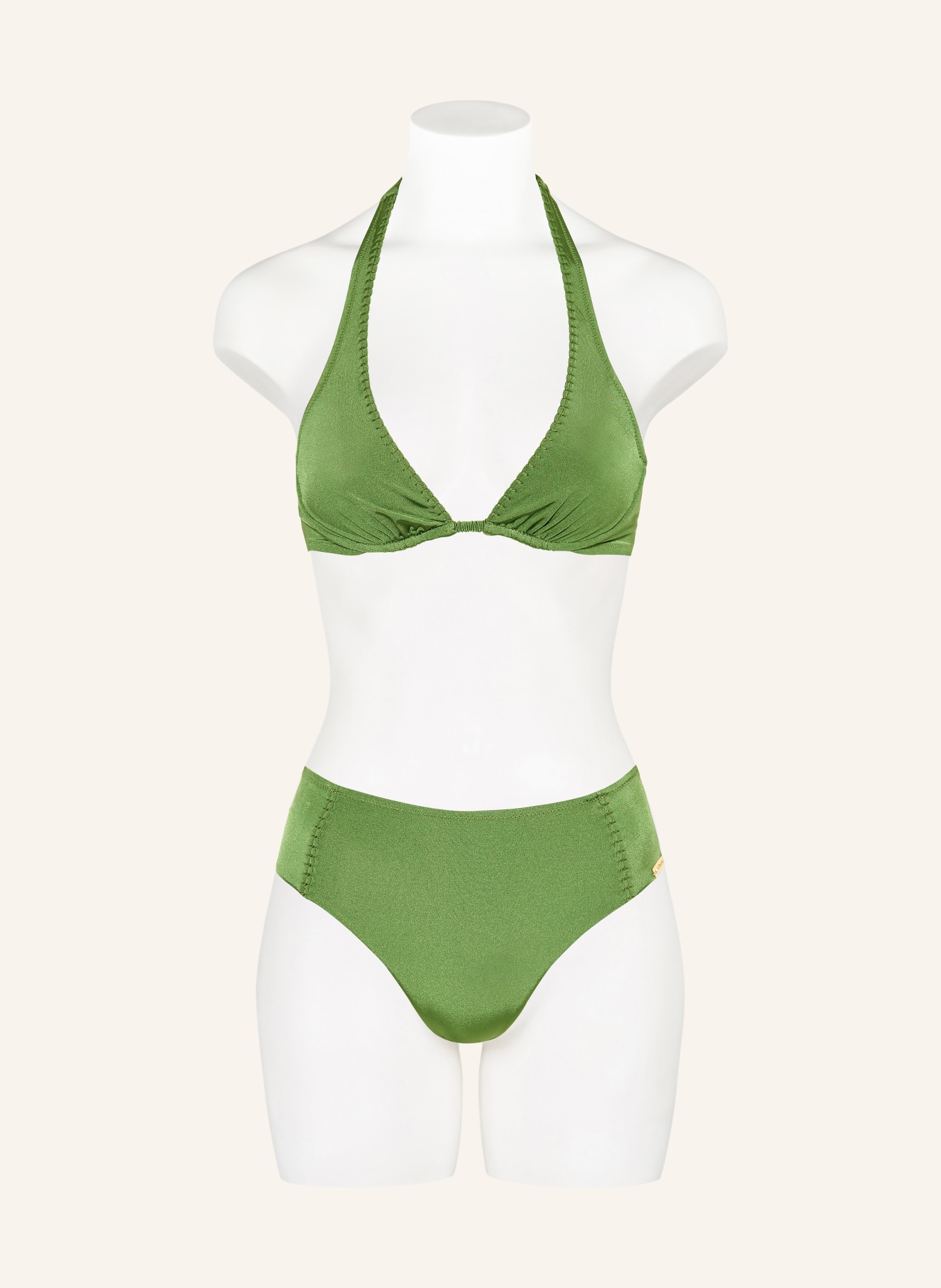 watercult Bikiny s ramínky CRAFTED ESSENTIALS: SVĚTLE ZELENÁ