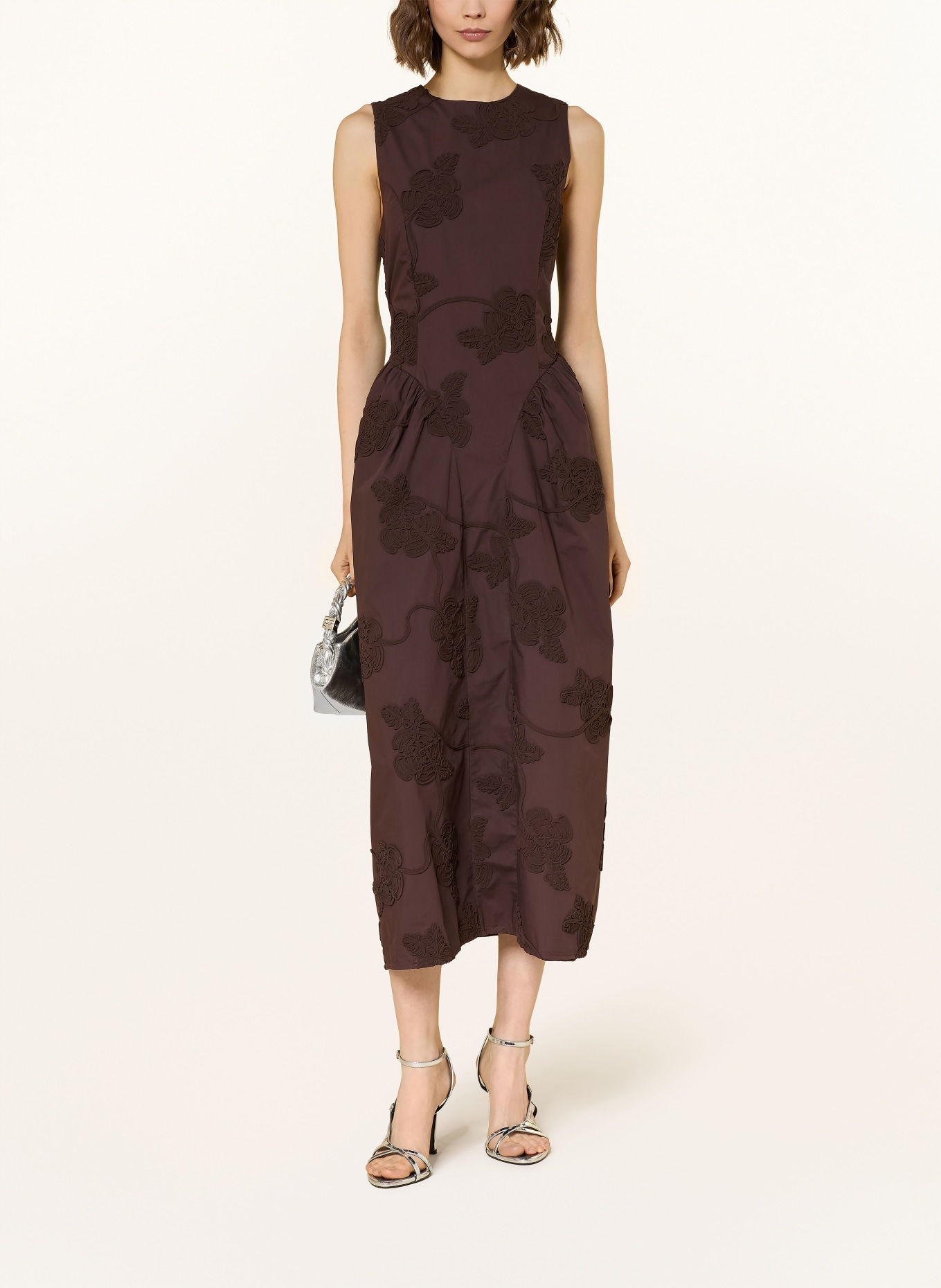 ROTATE Kleid: DUNKELBRAUN