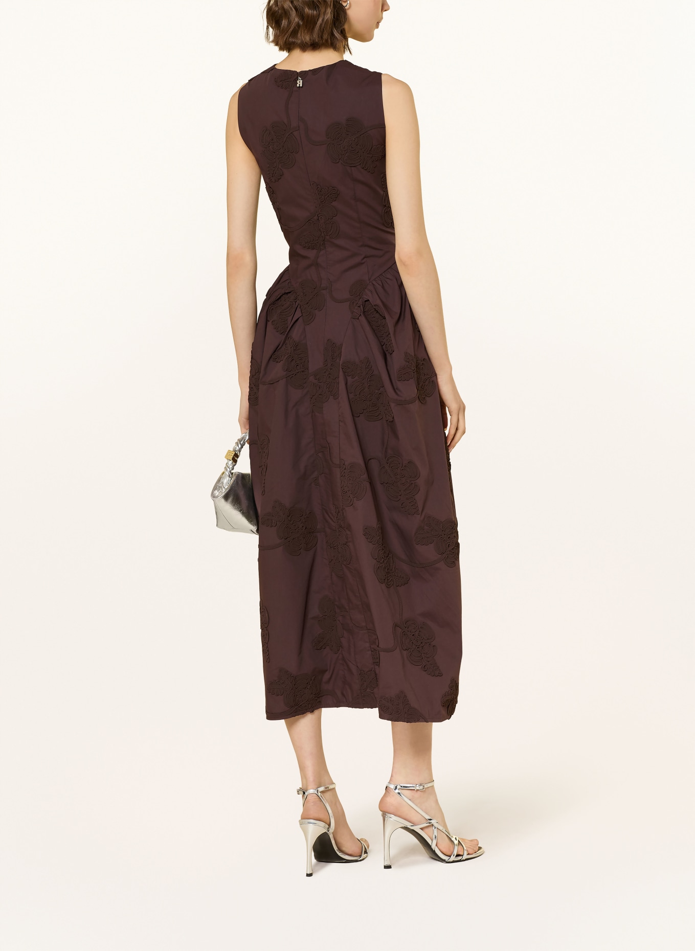 ROTATE Kleid: DUNKELBRAUN