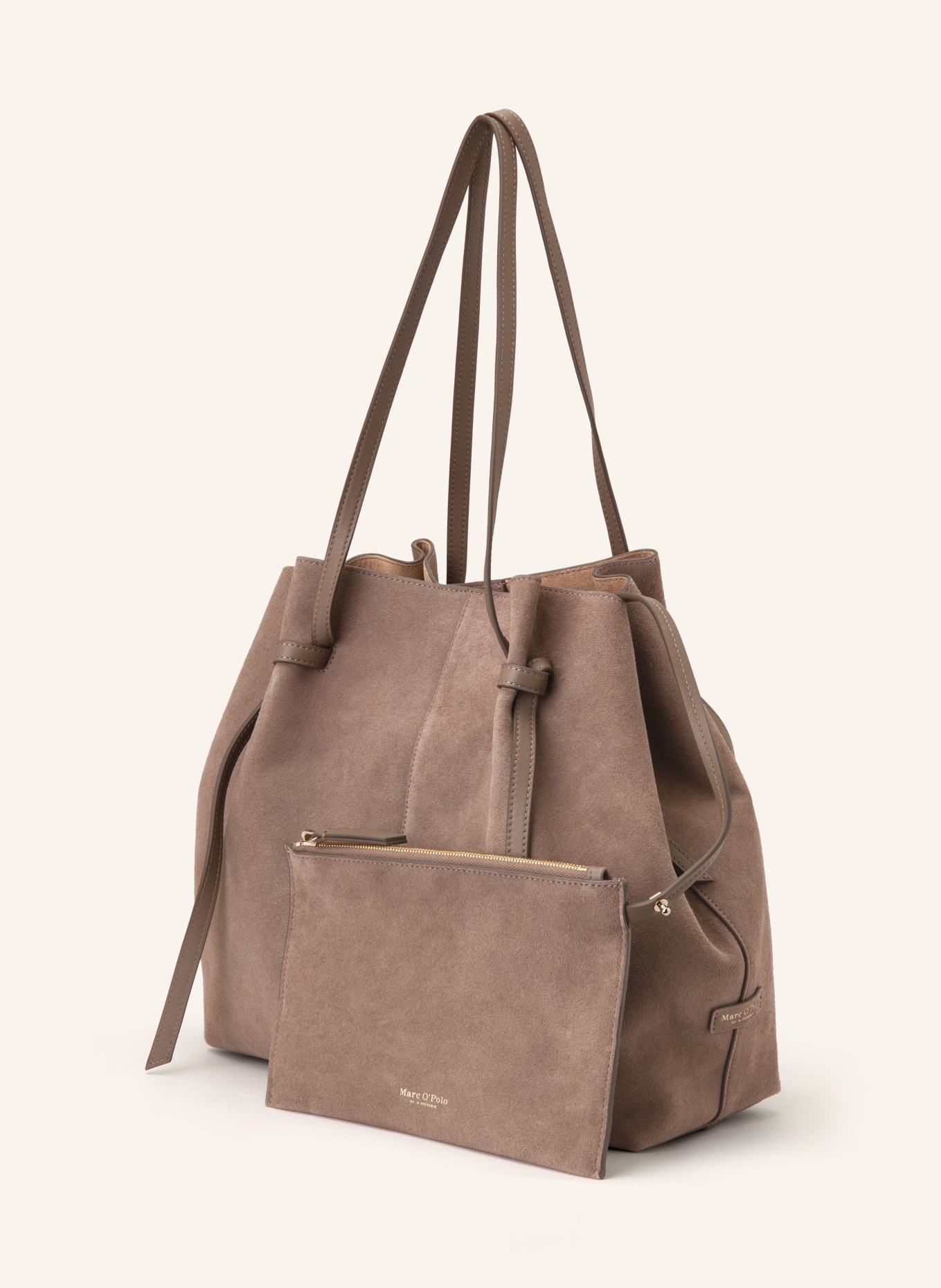 Marc O'Polo Shopper with pouch: TAUPE