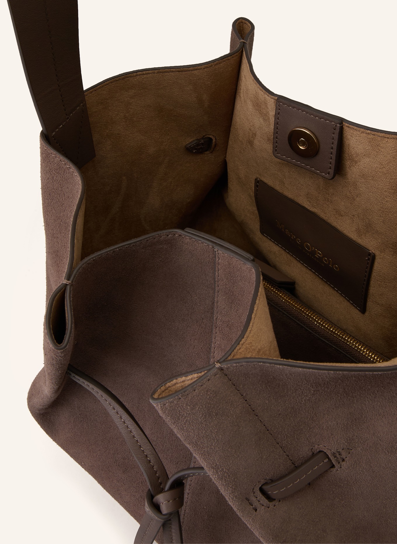 Marc O'Polo Taška s pouzdrem: ČERNOŠEDÁ