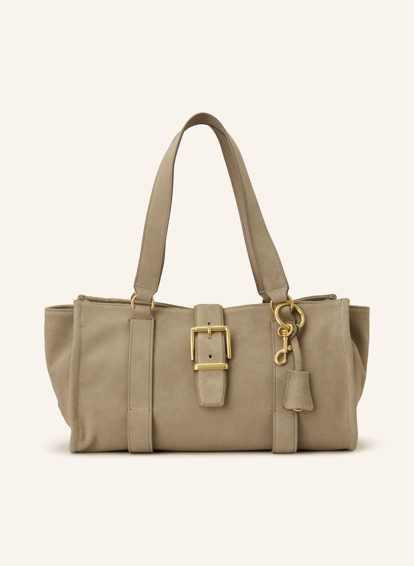 Marc O'Polo MEDIUM shoulder bag: BEIGE / GOLD