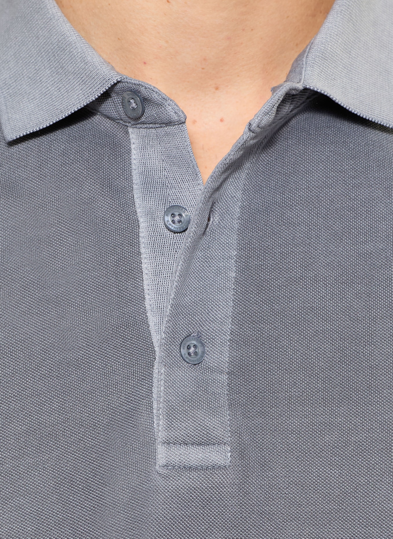 STROKESMAN'S Piqué polokošile: TMAVĚ ŠEDÁ