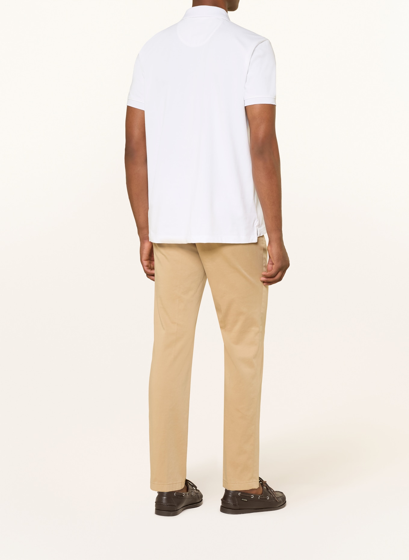 STROKESMAN'S Jersey-Poloshirt: WEISS