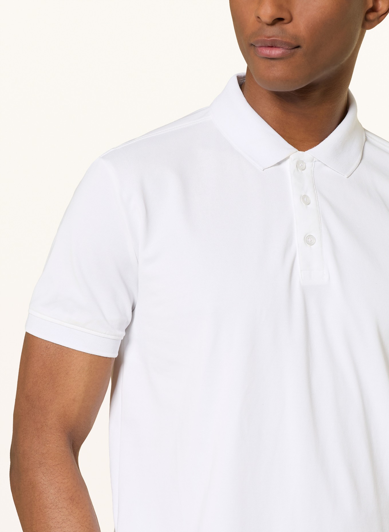 STROKESMAN'S Jersey-Poloshirt: WEISS