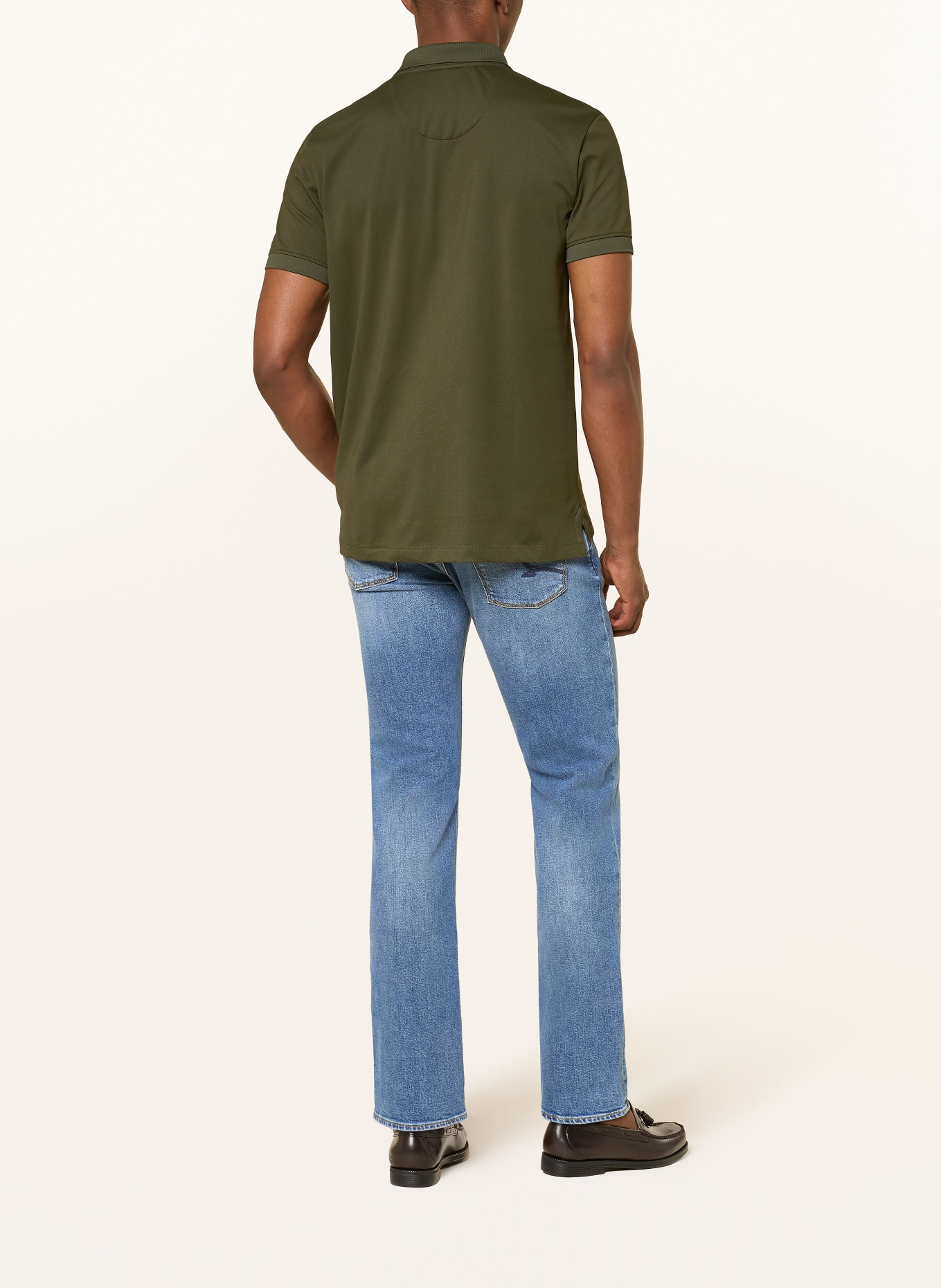 STROKESMAN'S Jersey-Poloshirt: OLIV