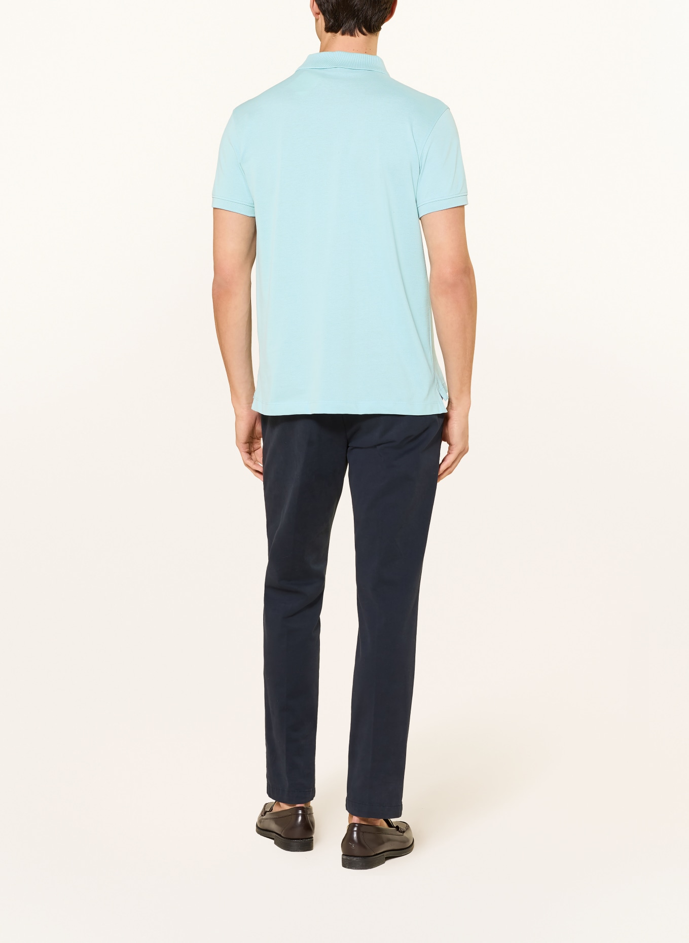 STROKESMAN'S Piqué polokošile: TYRKYSOVÁ