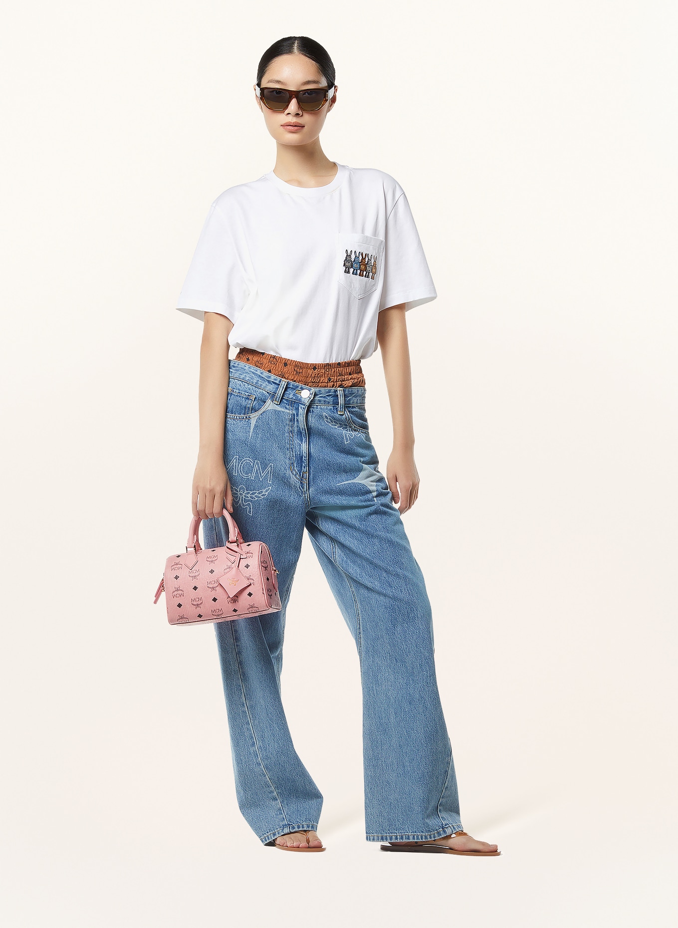 MCM Handtas ELLA BOSTON VISETOS: ROZE