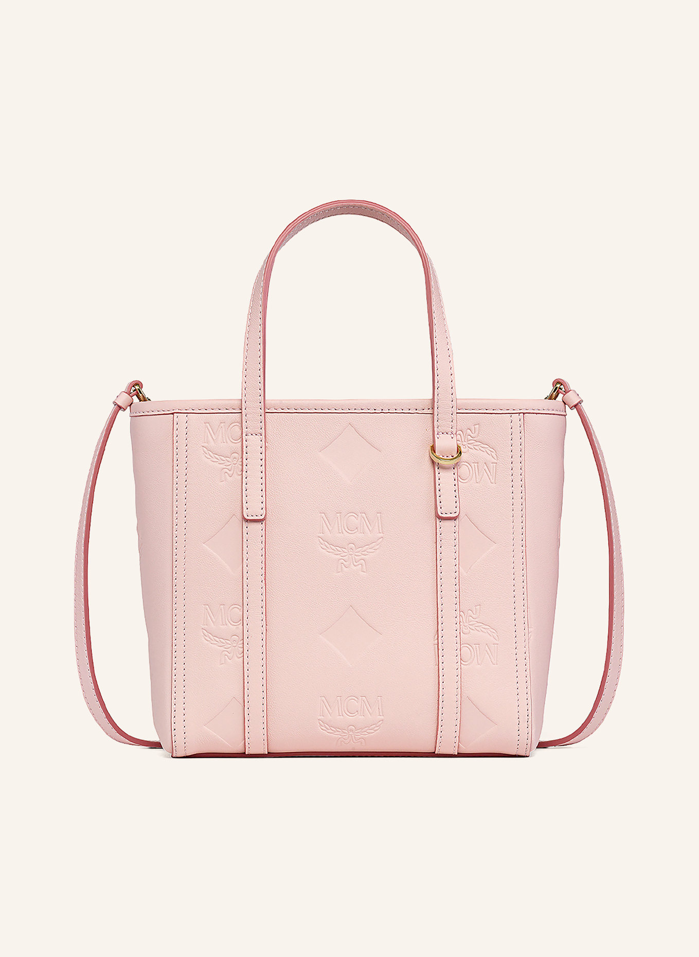 MCM Sac à main TONI MINI: ROSE CLAIR