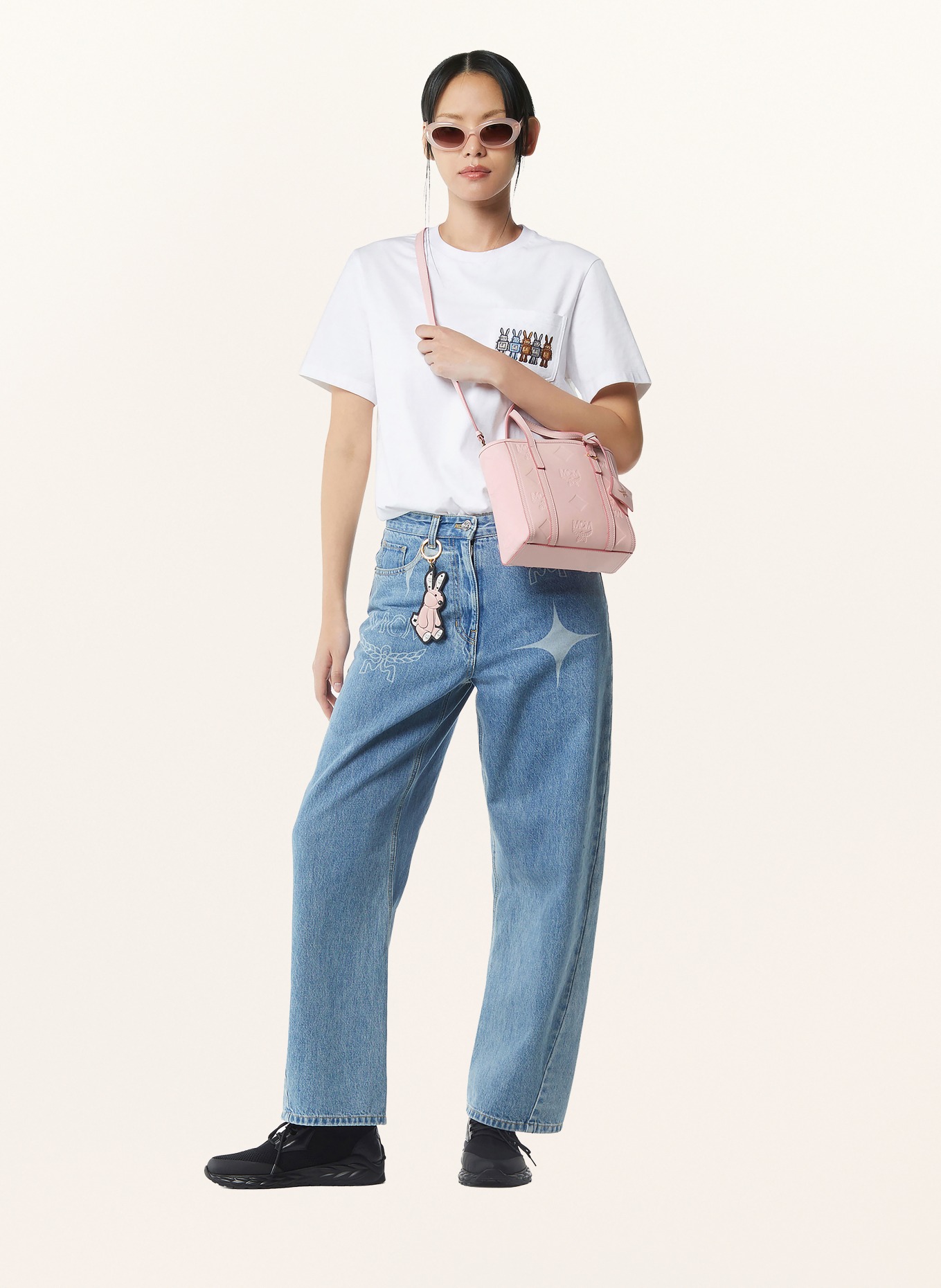 MCM Sac à main TONI MINI: ROSE CLAIR