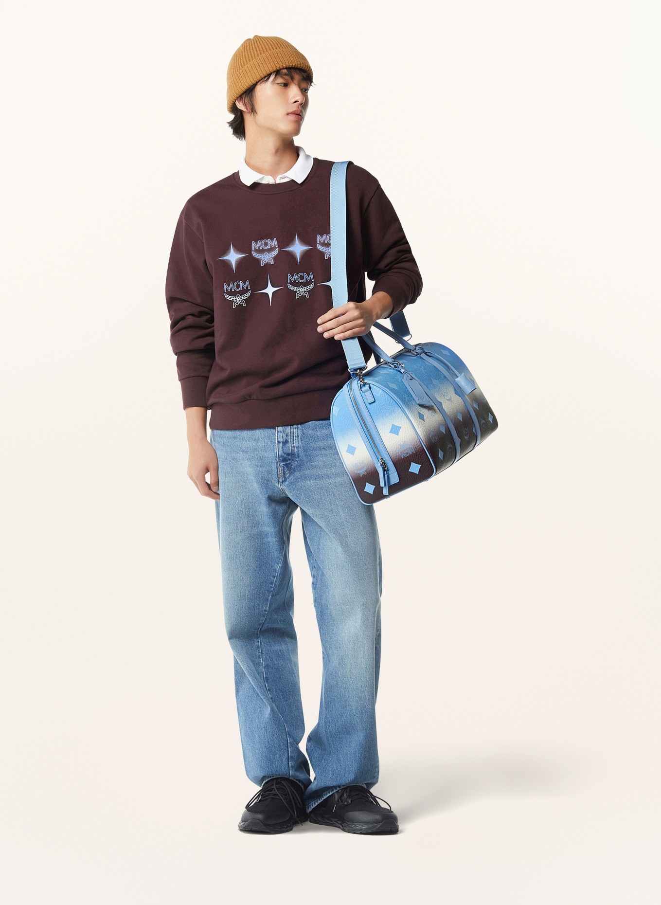 MCM Torba weekendowa OTTOMAR MEDIUM: JASNONIEBIESKI