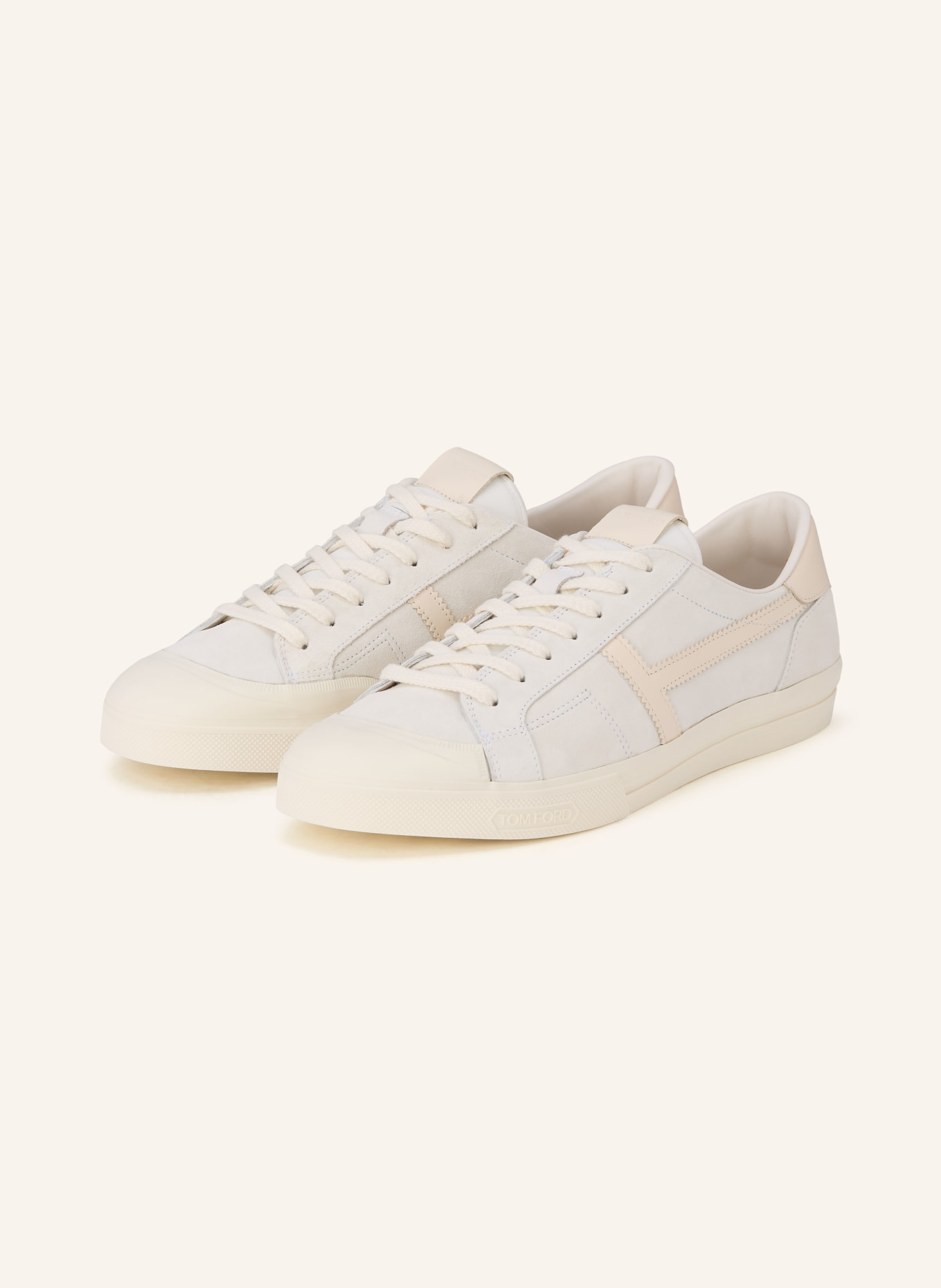 TOM FORD Sneaker JARVIS: HELLGRAU / HELLROSA / CREME