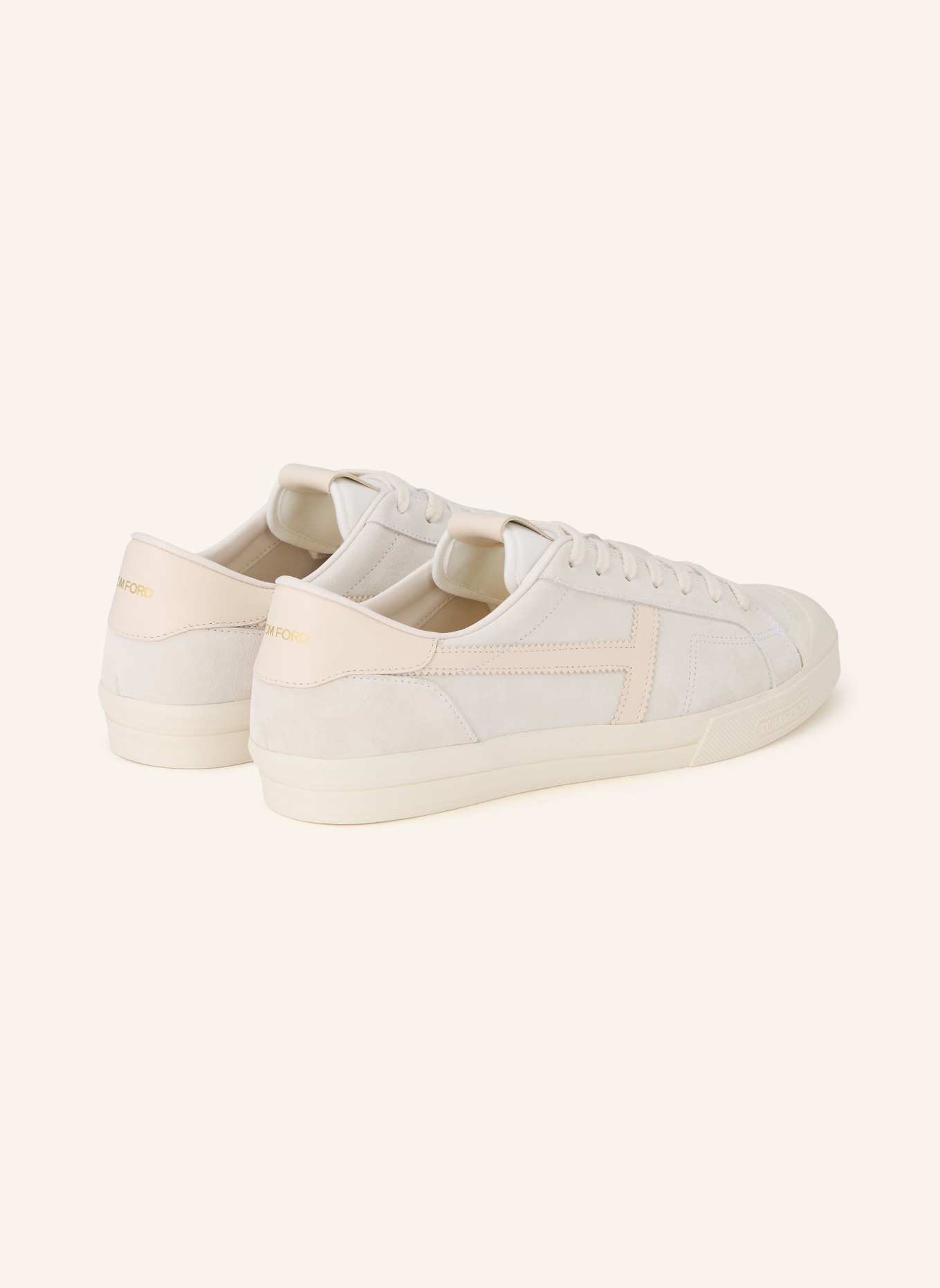TOM FORD Sneaker JARVIS: HELLGRAU / HELLROSA / CREME