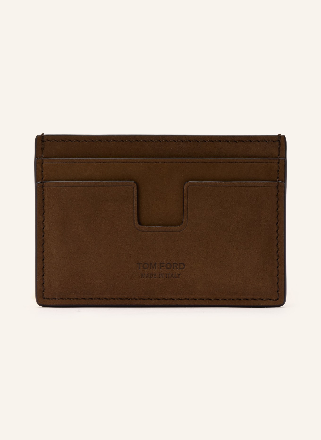 TOM FORD card case: DARK BROWN