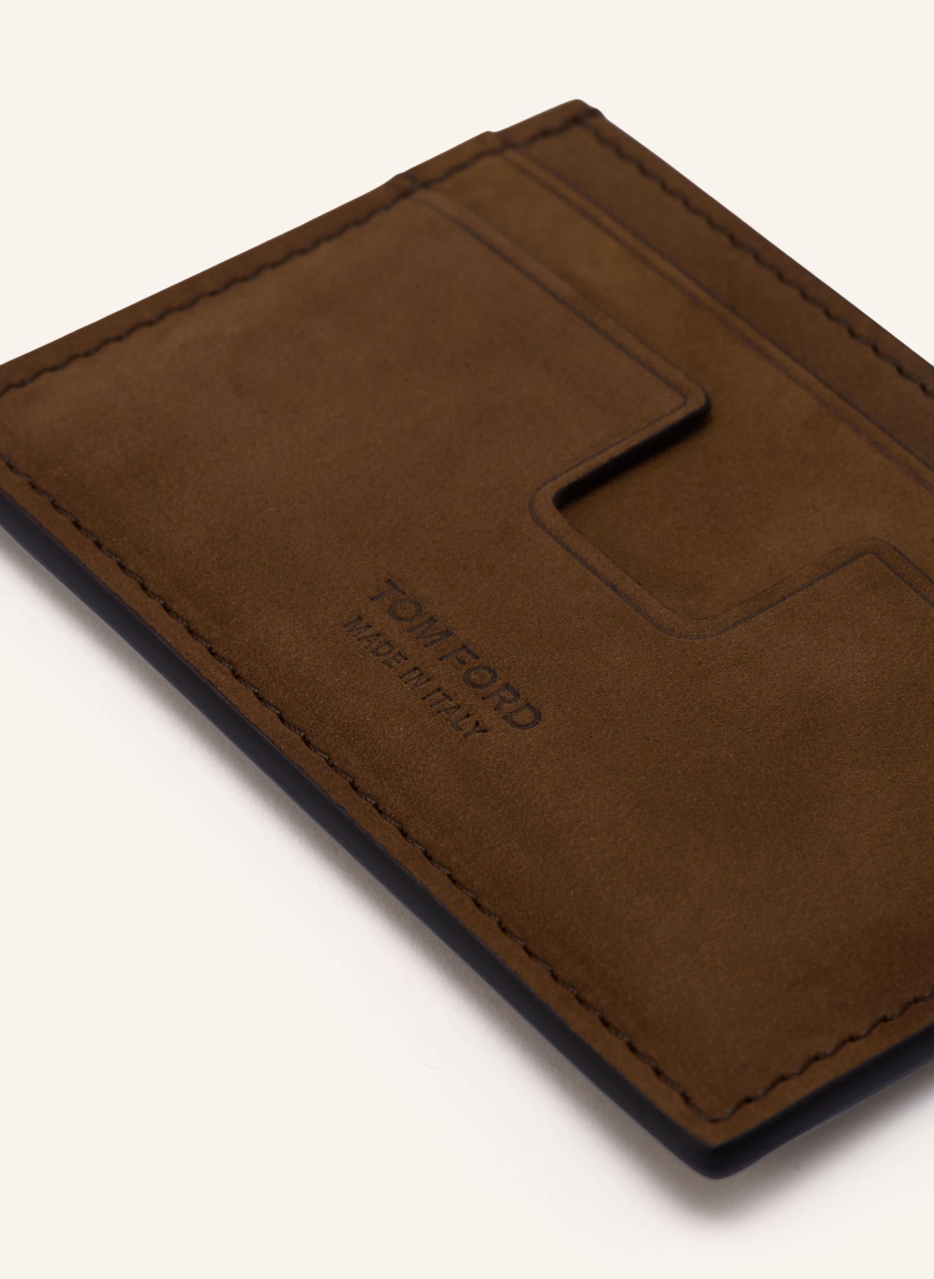 TOM FORD card case: DARK BROWN