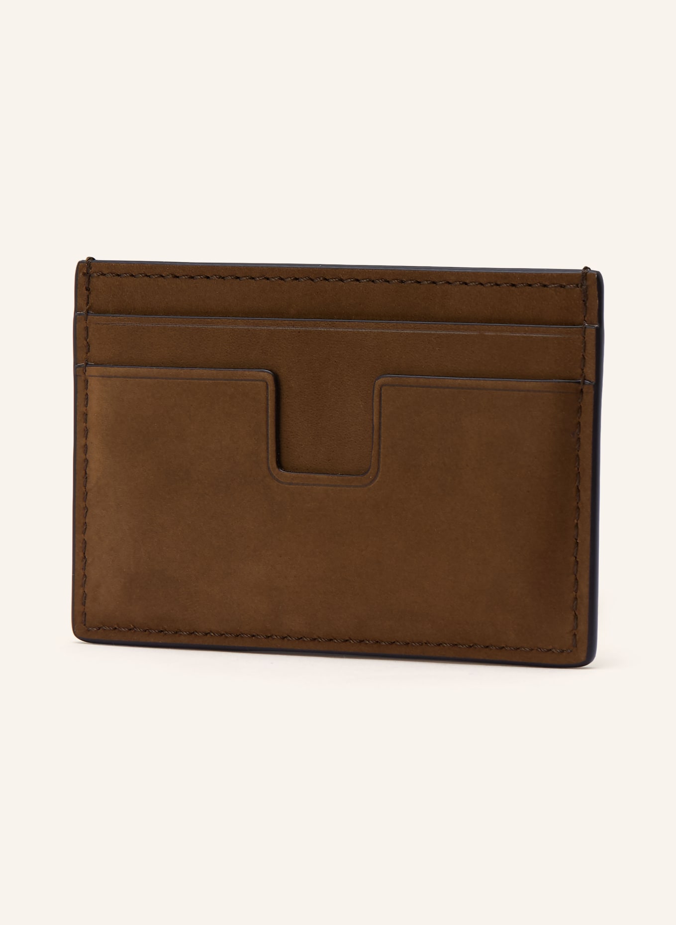 TOM FORD card case: DARK BROWN