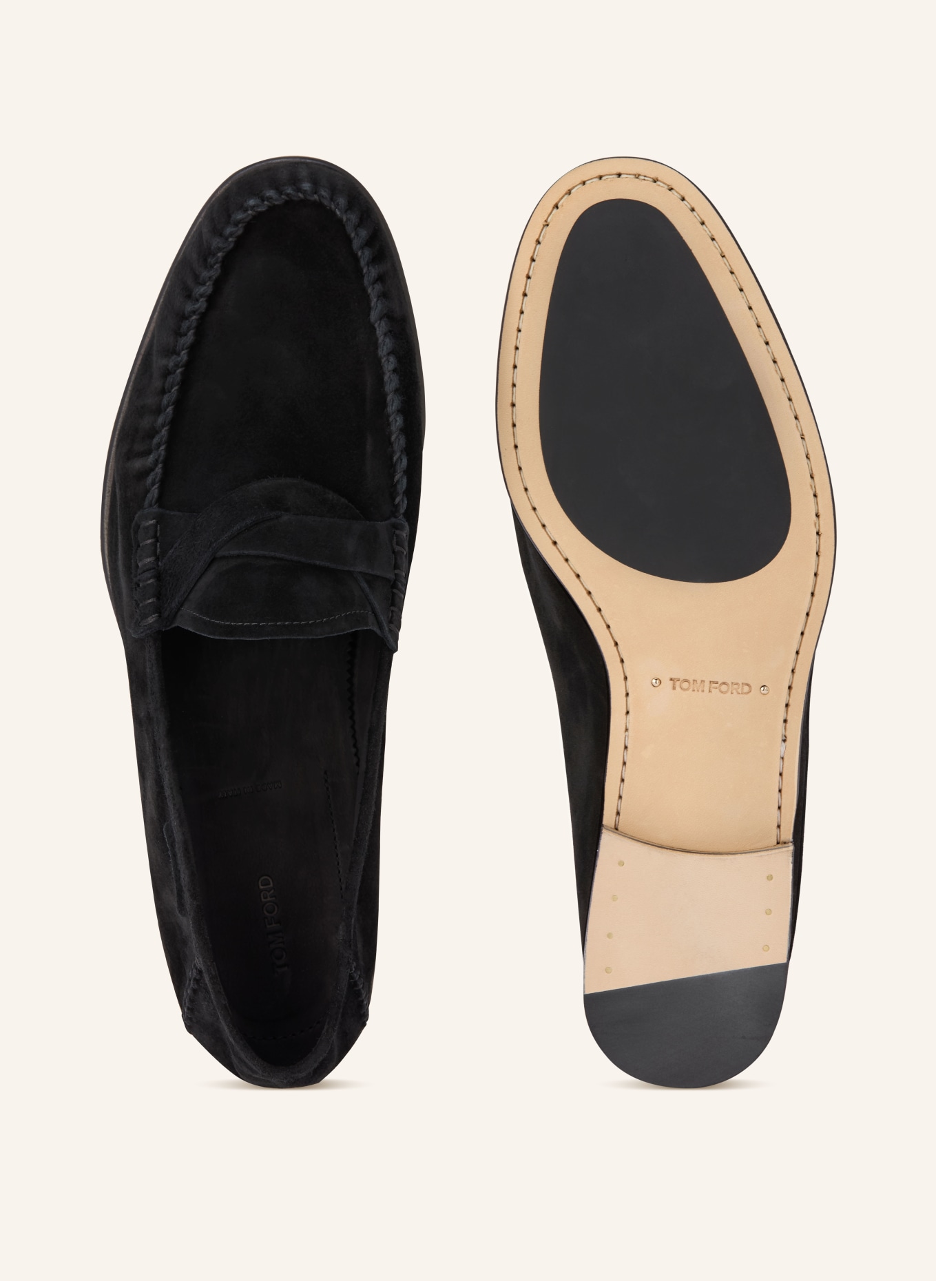 TOM FORD Penny-Loafer: SCHWARZ