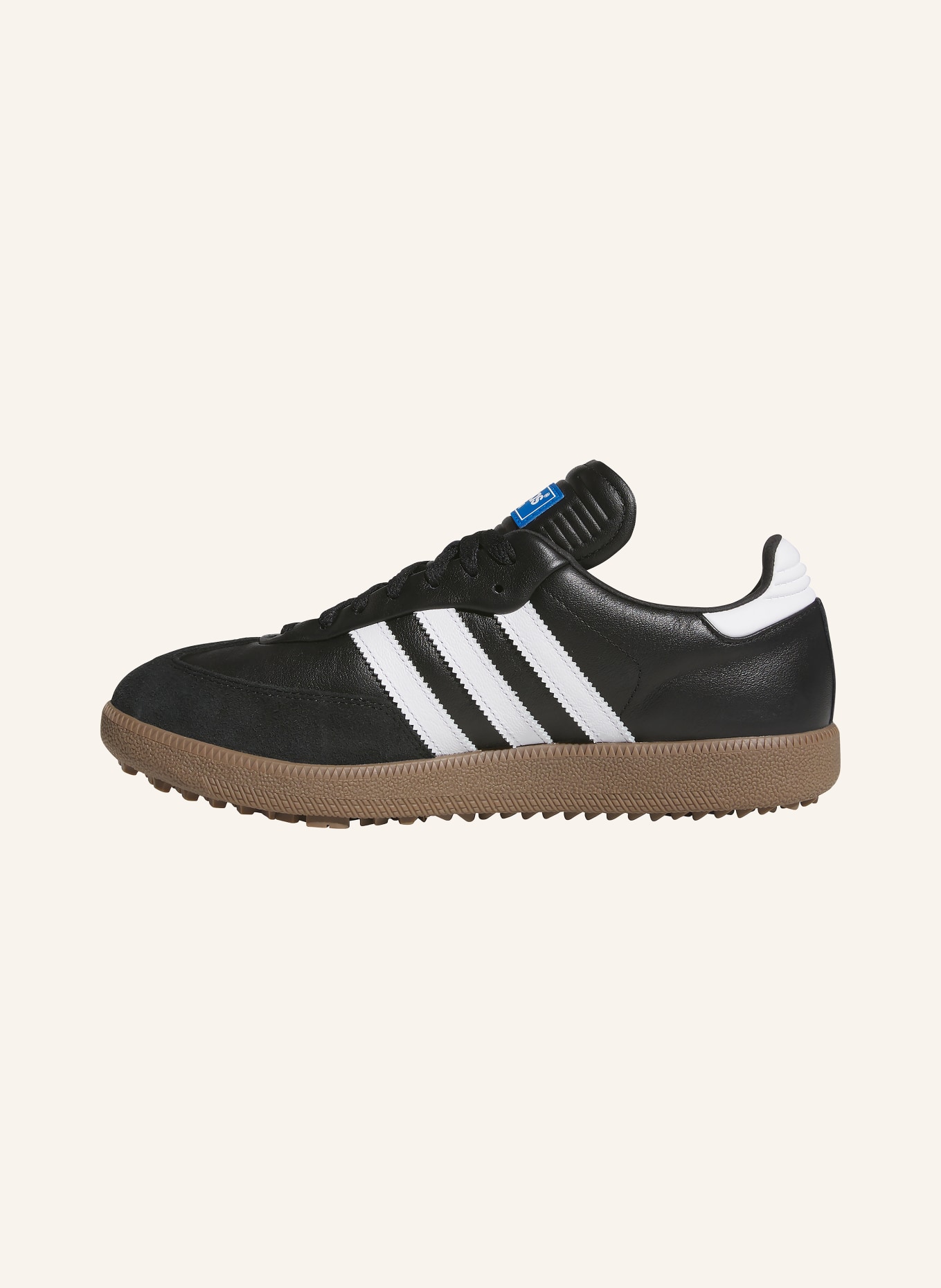 adidas Originals Golfschuhe SAMBA SPIKELESS: SCHWARZ / WEISS