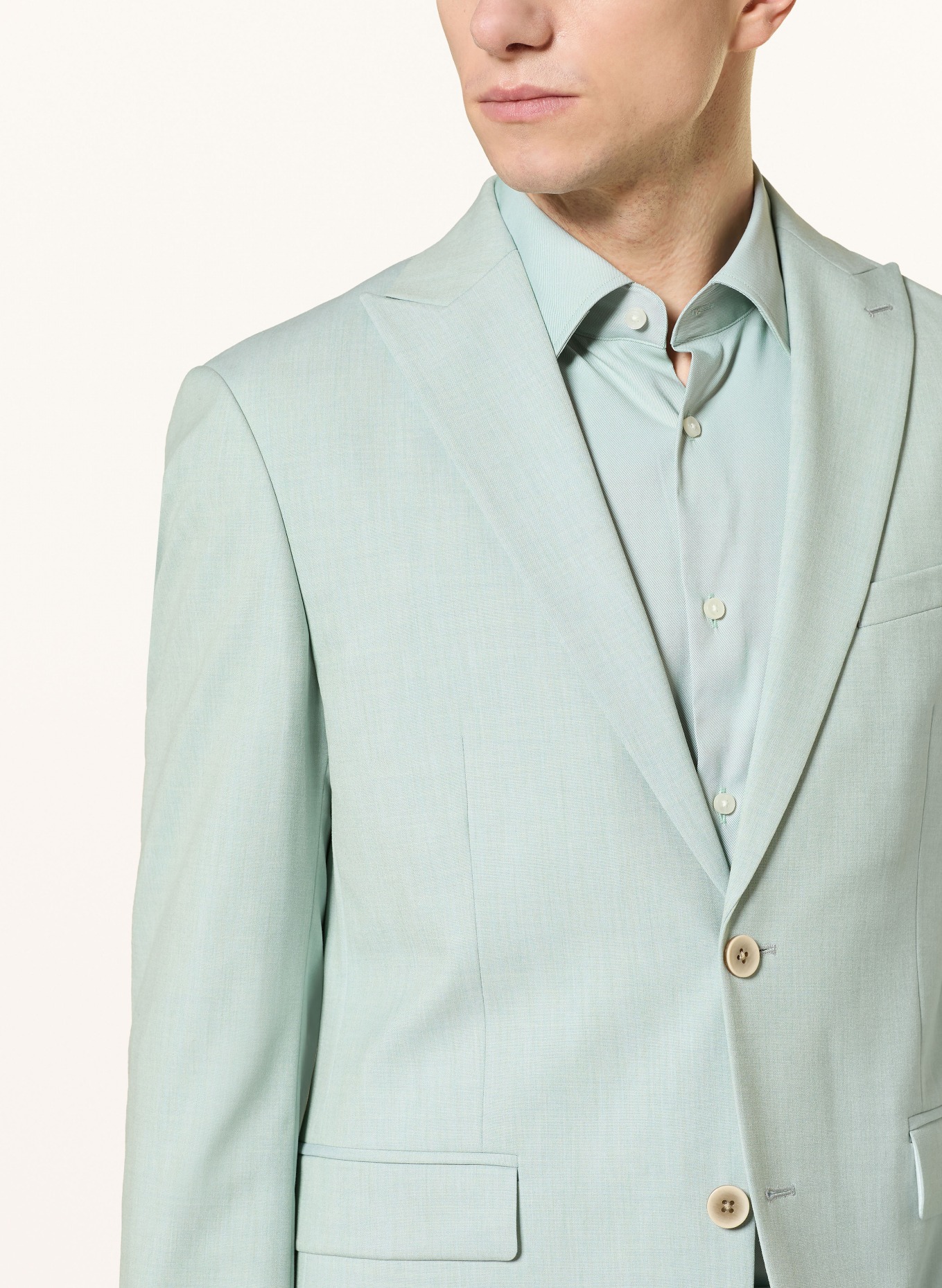 PAUL Slim fit suit jacket: 720 Mint