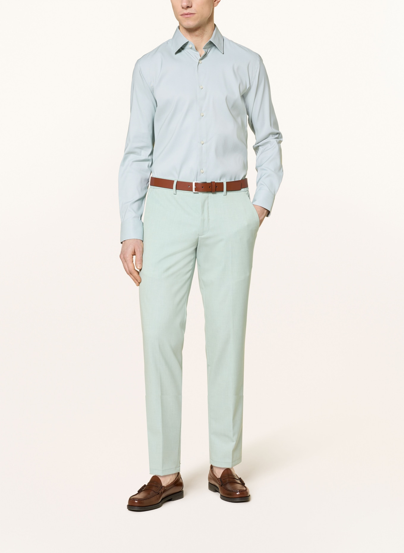 PAUL Extra Slim Fit Pants: 720 Mint