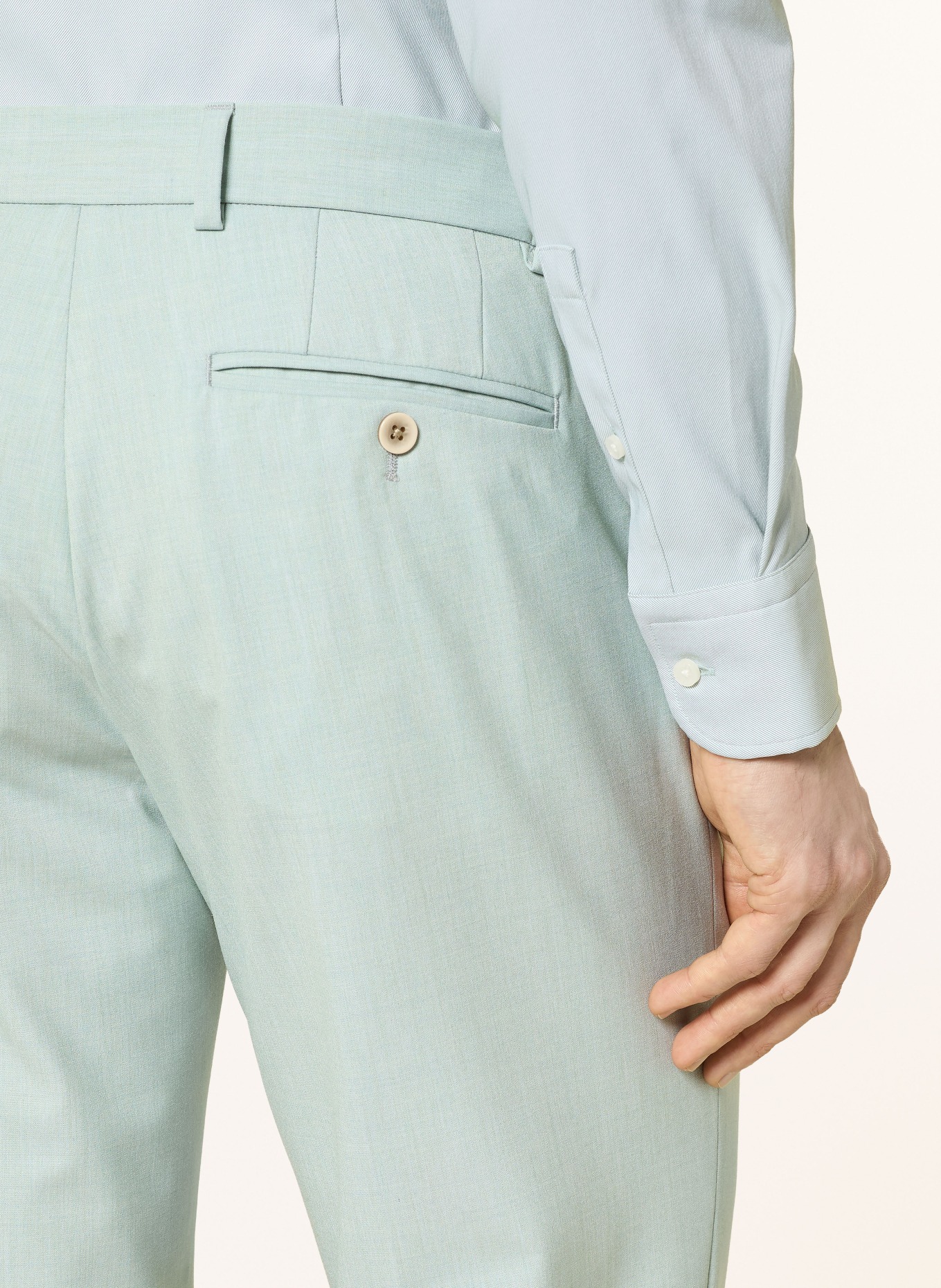 PAUL Extra Slim Fit Pants: 720 Mint