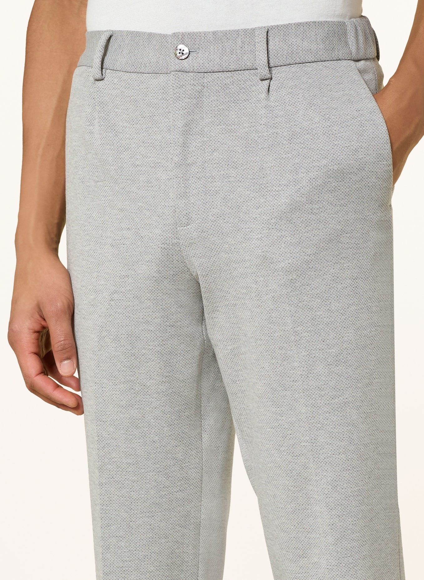 PAUL Anzughose Regular Fit aus Jersey: 980 Greige