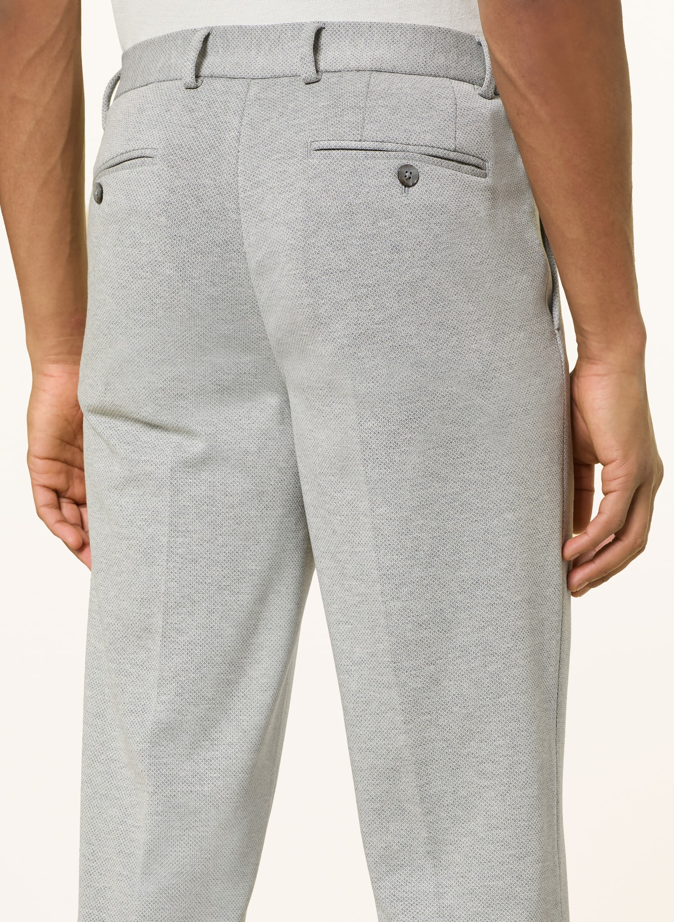 PAUL Anzughose Regular Fit aus Jersey: 980 Greige