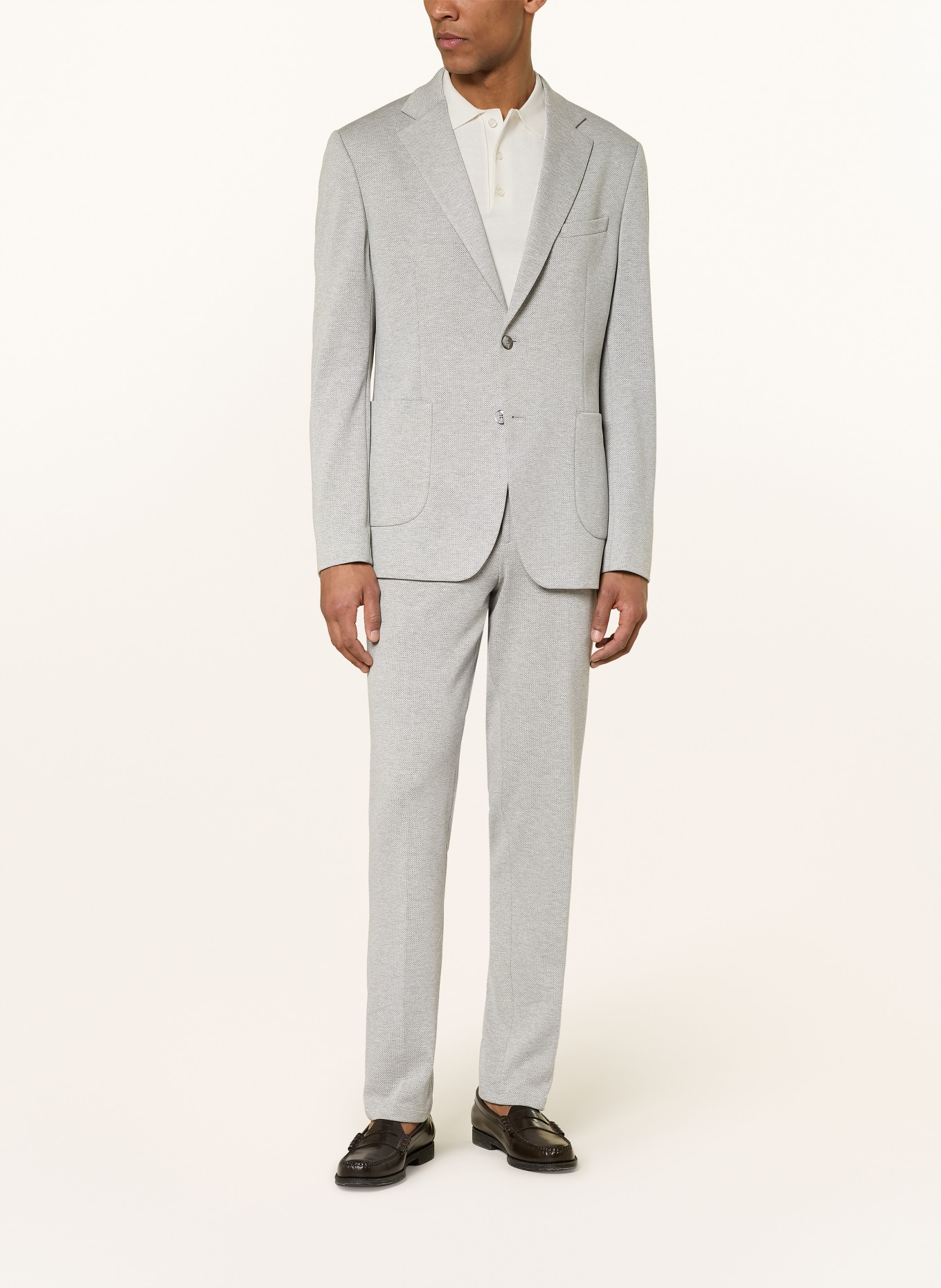 PAUL Marynarka slim fit z dżerseju: 980 Greige