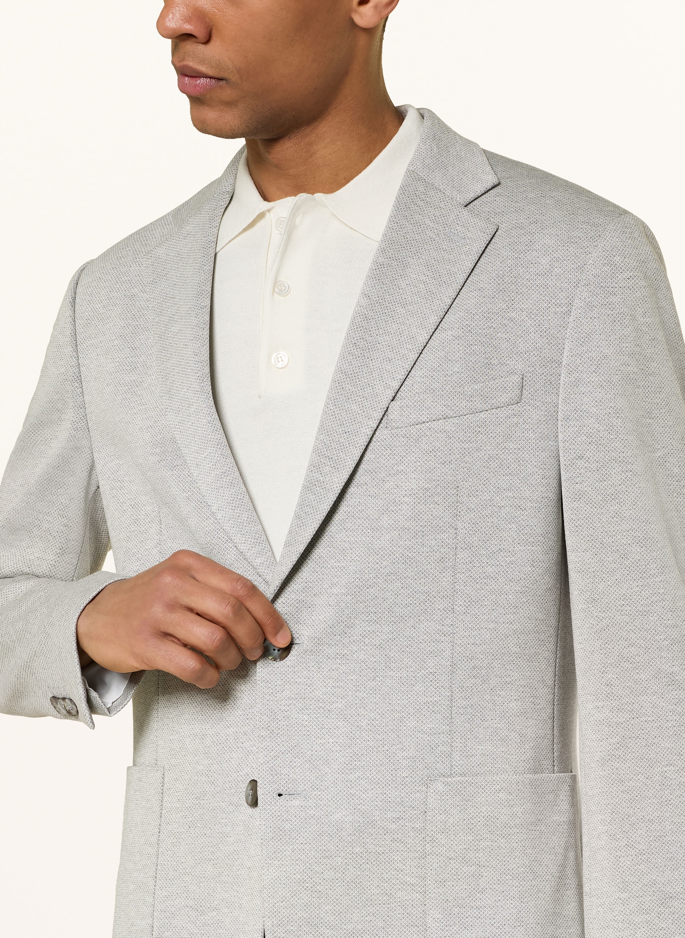 PAUL Marynarka slim fit z dżerseju: 980 Greige