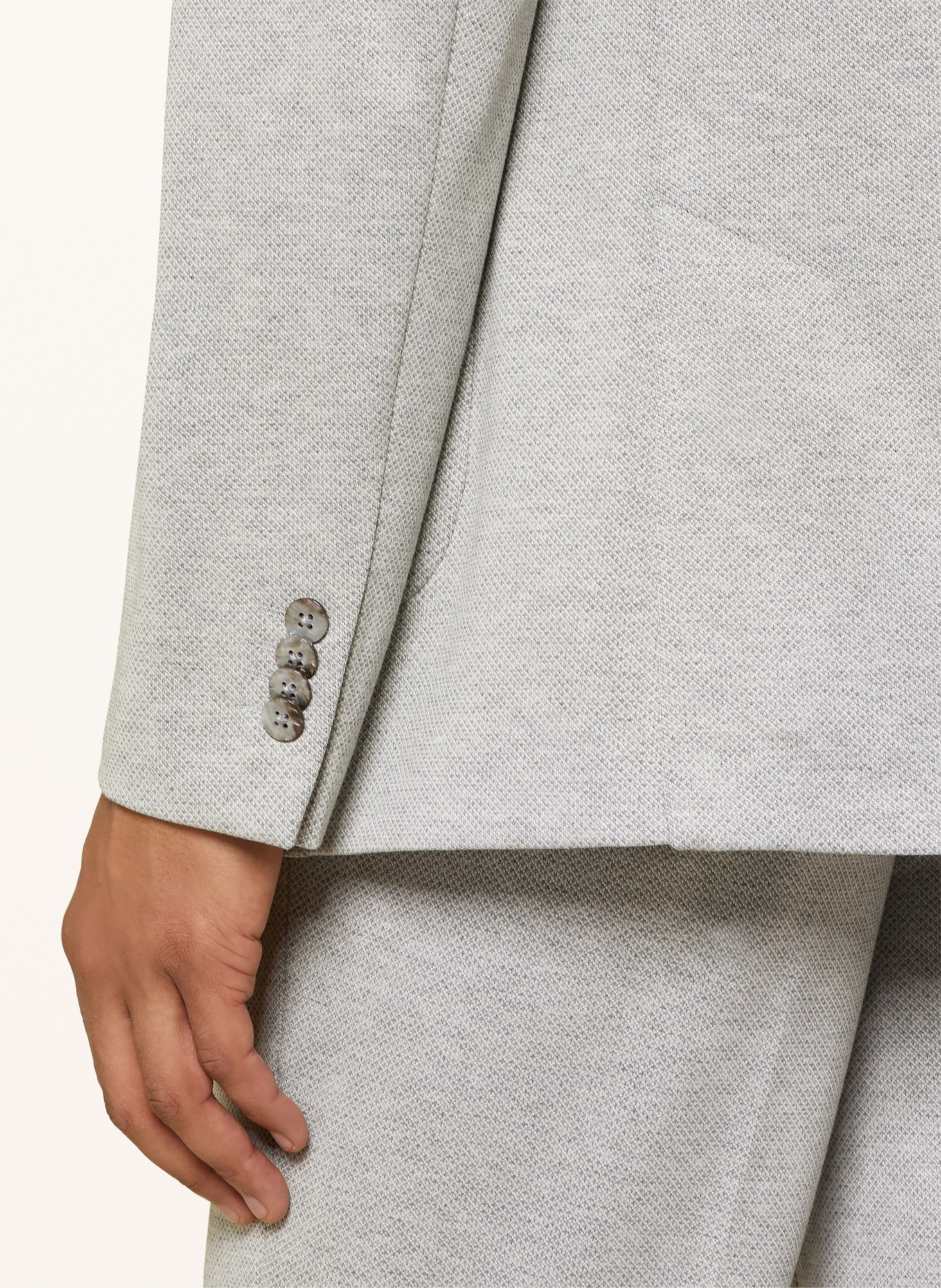 PAUL Marynarka slim fit z dżerseju: 980 Greige