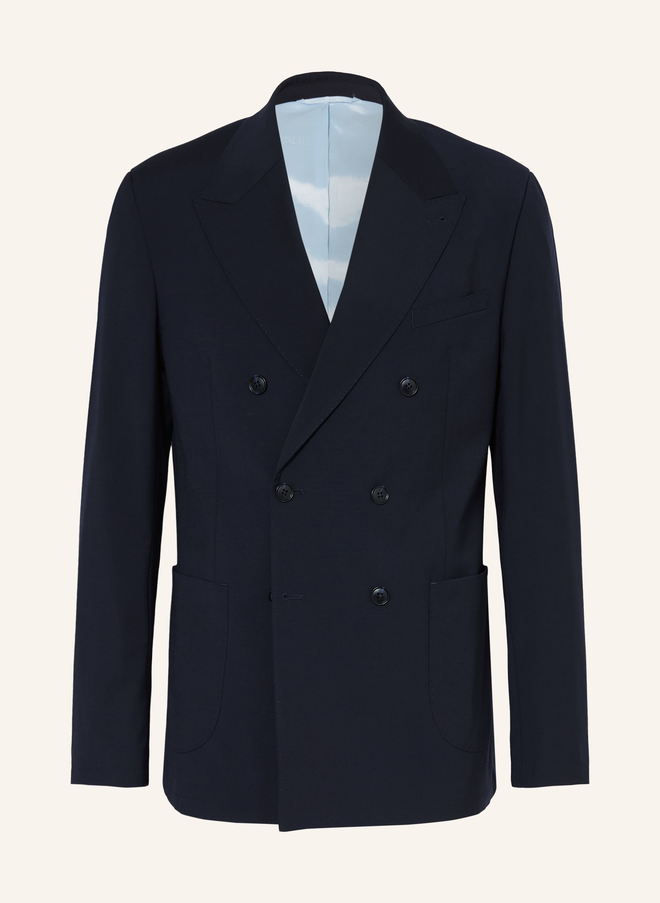 PAUL Slim fit suit jacket: 680 NAVY