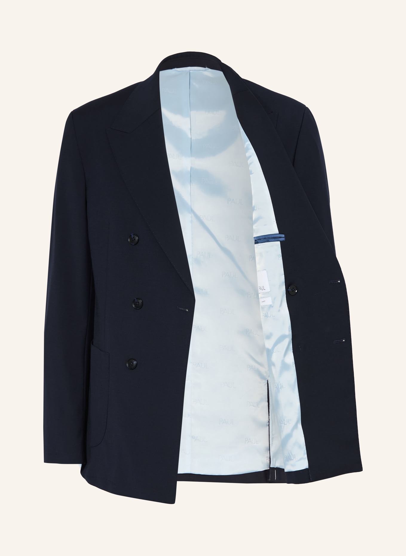 PAUL Slim fit suit jacket: 680 NAVY