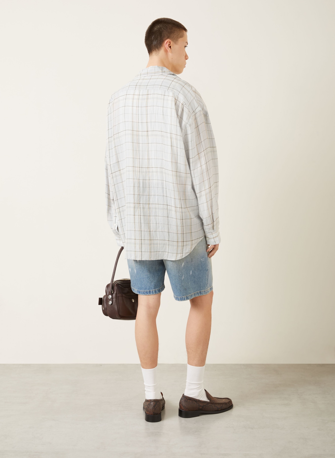 Acne Studios Jeansshorts: 228 light blue
