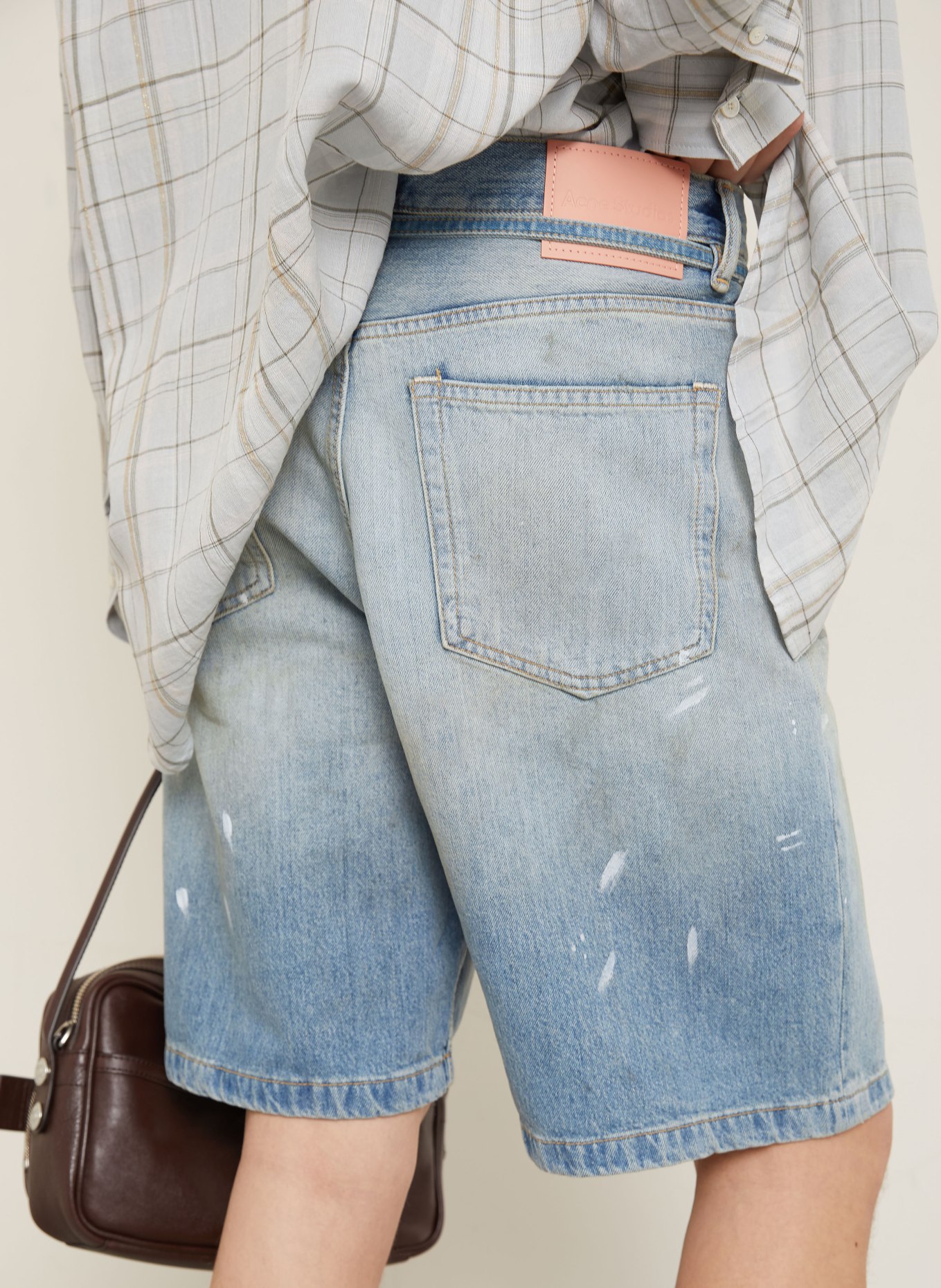 Acne Studios Jeansshorts: 228 light blue