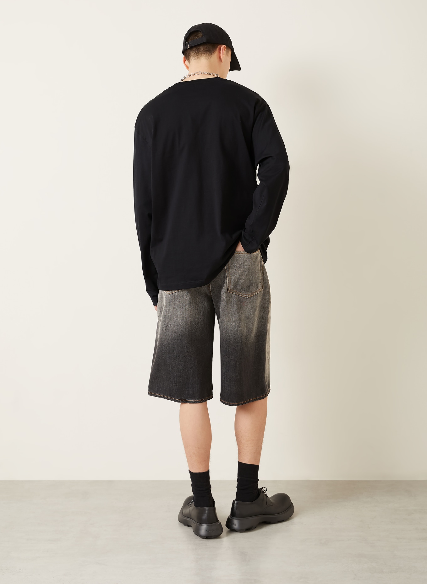 Acne Studios Koszulka z długim rękawem: CZARNY