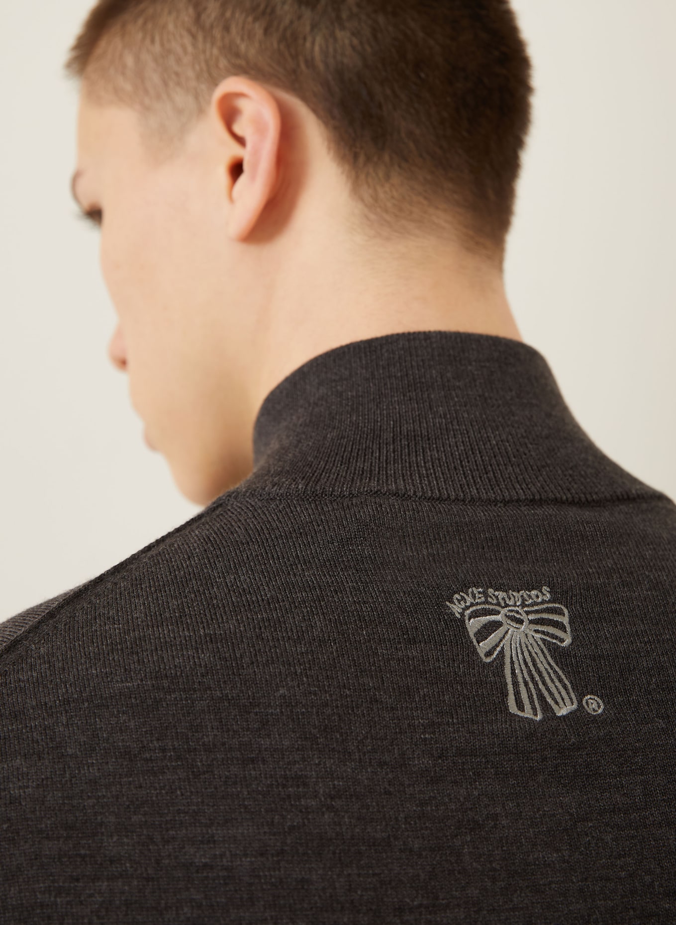 Acne Studios Strickjacke: DUNKELGRAU