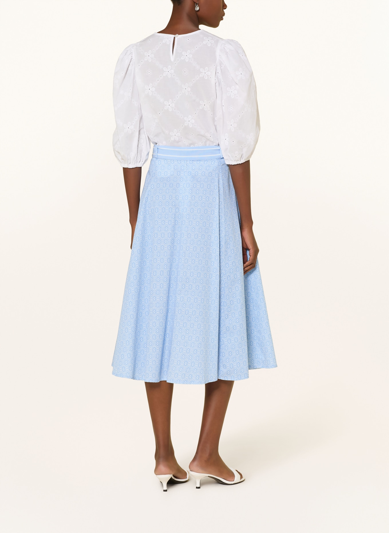 BERWIN & WOLFF spódnica: JASNONIEBIESKI / BIAŁY