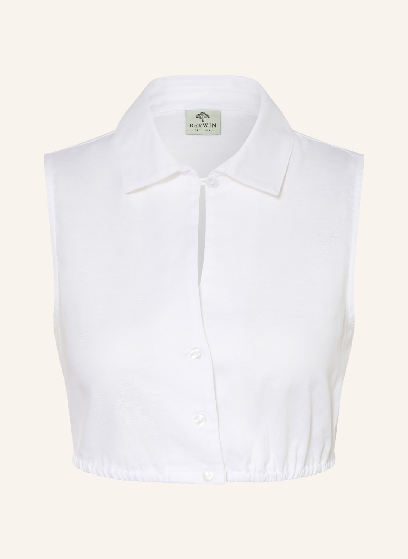 BERWIN & WOLFF Dirndlbluse: WEISS